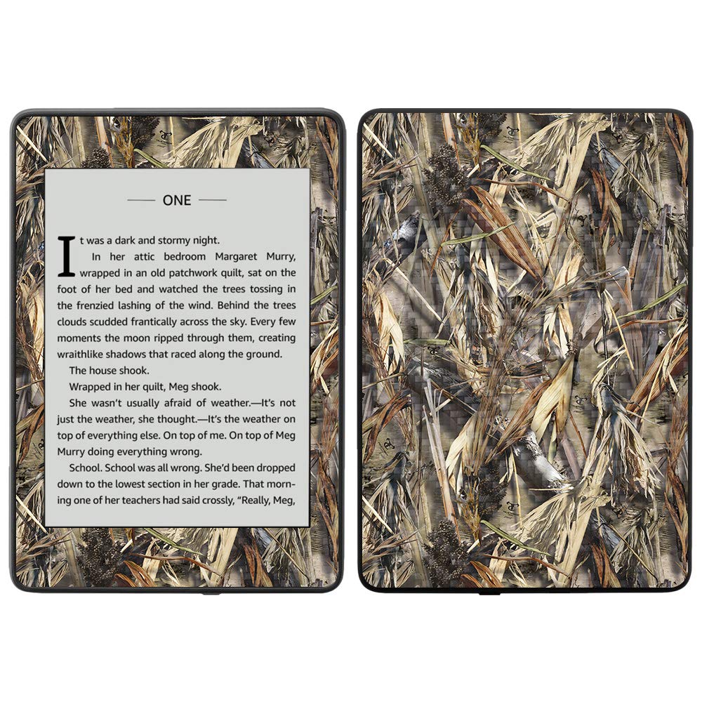 MightySkins Carbon Fiber Skin for Amazon Kindle Paperwhite 2018 (Waterproof Model) - Arctic Camo | Protective & Durable Textured Cover | Easy to Apply & Remove | Made in USA | Perfect for Outdoor Reading & Travel Protection