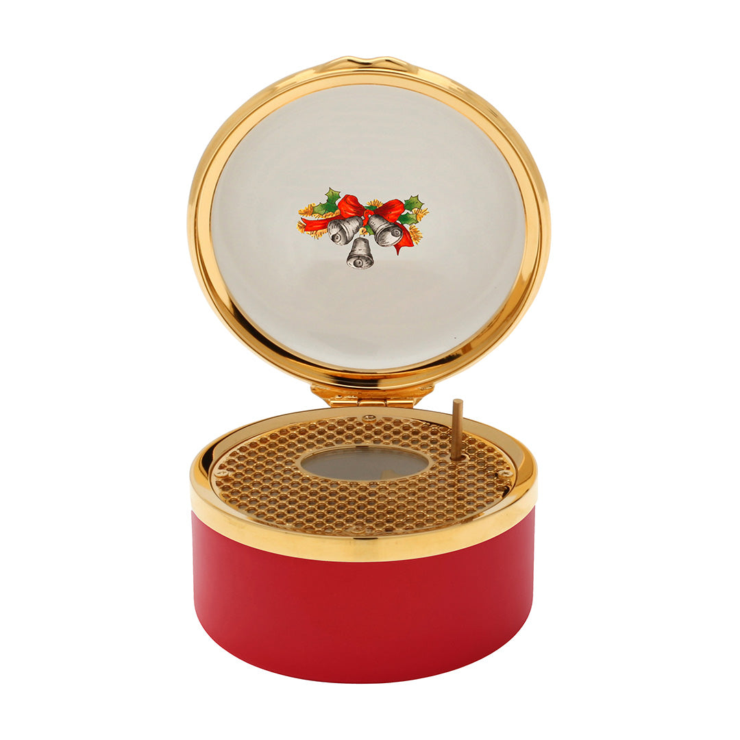 12 Days of Christmas Musical Enamel Jewelry Box - Holiday Gift for Christmas, Birthday, Anniversary - Perfect for Home Decor, Music Box Collection & Festive Celebrations