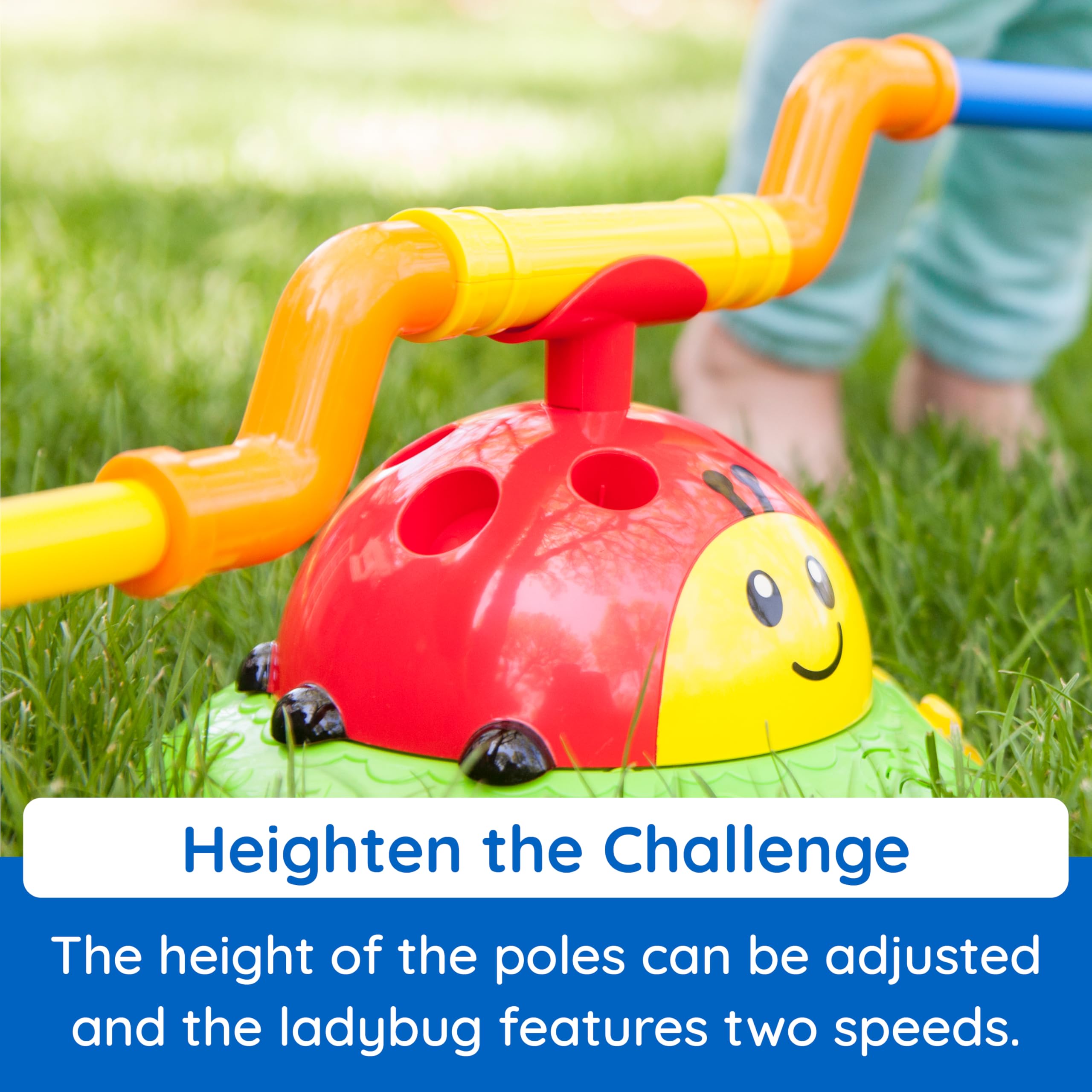 Fat Brain Toys 2-in-1 Musical Jump 'n Toss - Active Indoor & Outdoor Games for Kids Ages 4+ | Fun Developmental Toy for Jumping & Tossing Activities | Perfect for Birthday Gifts, Backyard Play & Preschool Energy Burn
