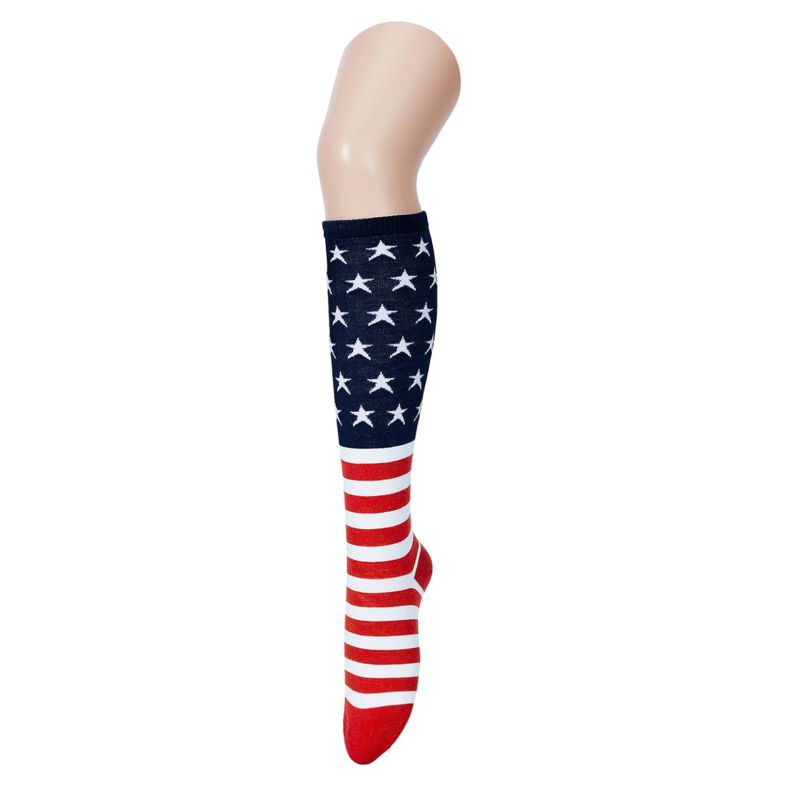 Women's Athletic Knee High Socks - Breathable Sports Thigh High Stockings with Striped Design for Running, Hiking & Workout - Perfect for Outdoor Activities, Gym & Casual Wear