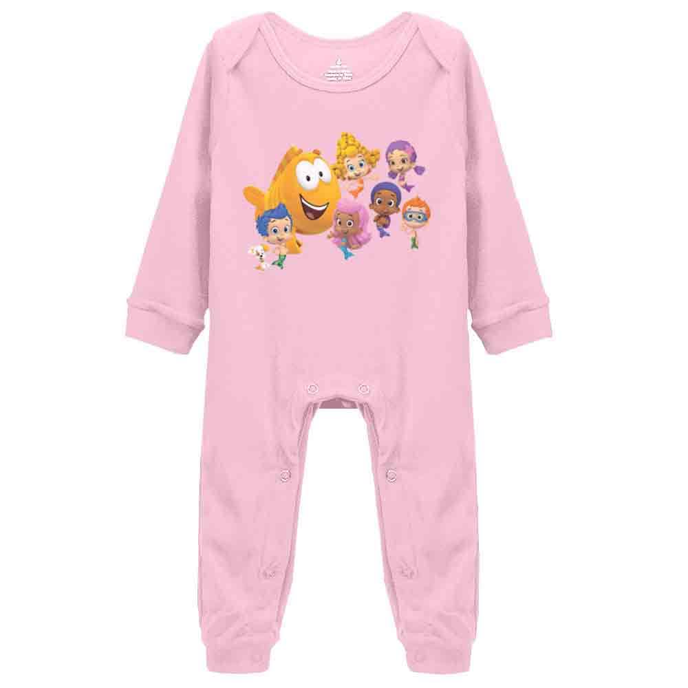 Cute Bubble Guppies Baby Romper - 100% Organic Cotton for Playtime & Outings
