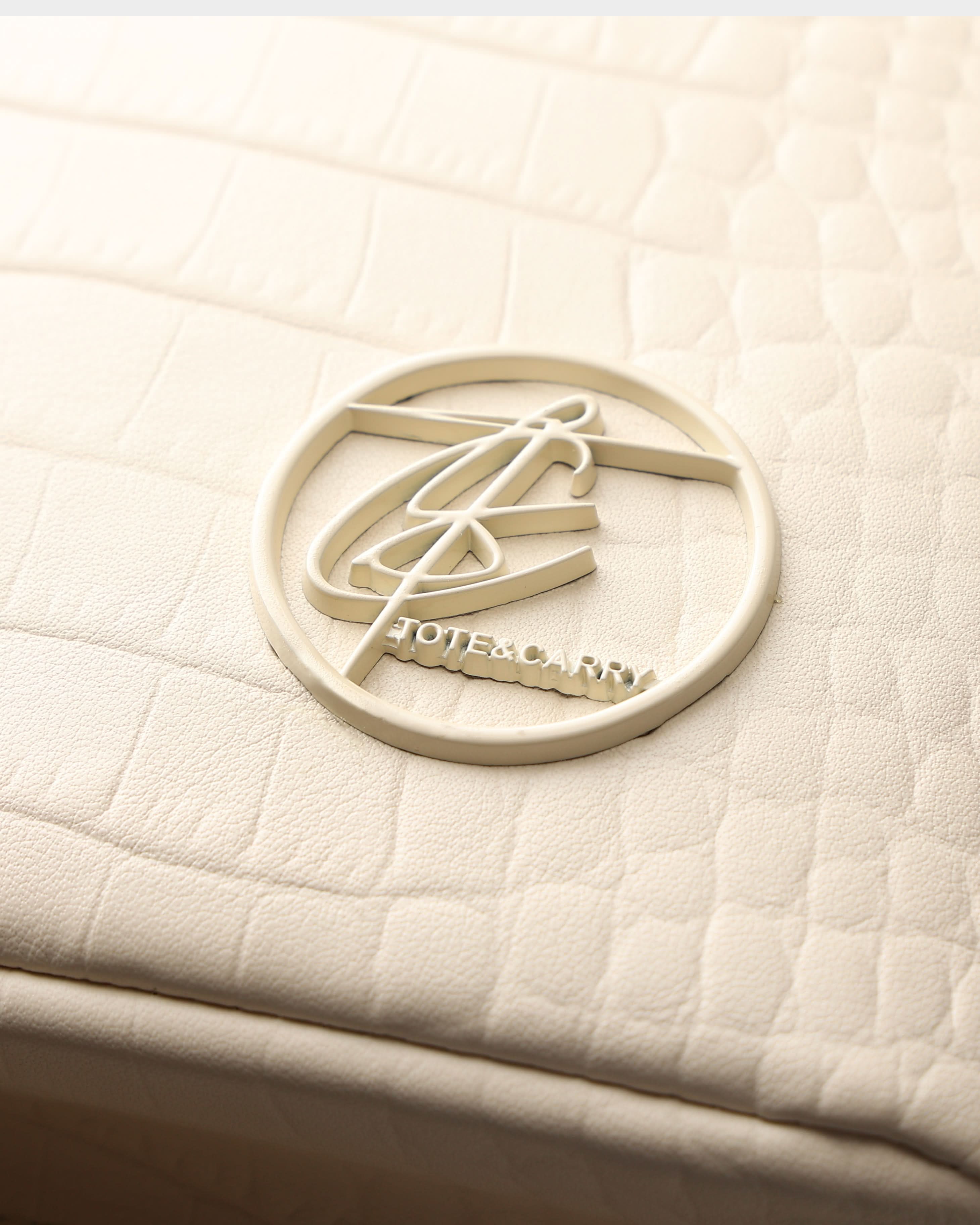 Premium Genuine Leather Backpack in Cream White - Stylish & Durable Travel Laptop Bag for Work, College & Outdoor Adventures