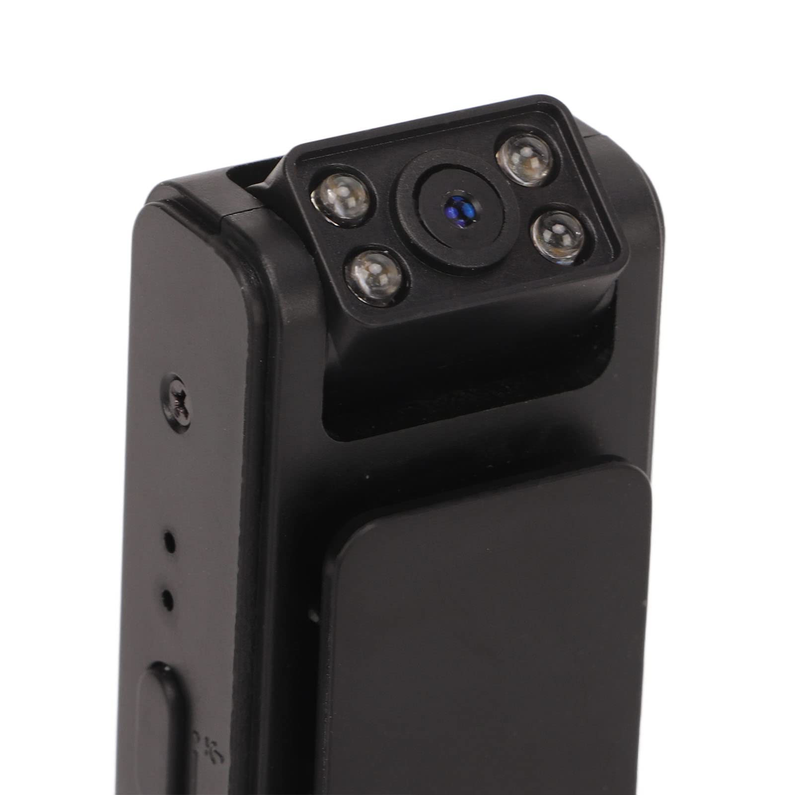 Police Body Camera 1080P HD - Mini Wearable Body Worn Camera with Clip Mount, Waterproof Video Recorder with 90° Rotation, 128GB Expandable Memory for Law Enforcement & Security - Ideal for Patrol Officers, Security Guards, and Event Surveillance