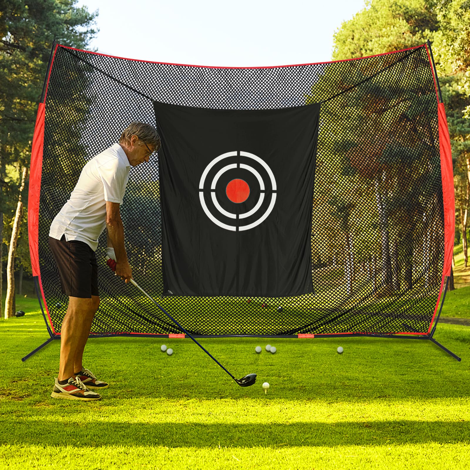 Golf Target Cloth for Net Replacement - Durable Golf Hitting Net Target for Practice & Training | Indoor/Outdoor Backyard Golf Aids | Perfect for Driving Range, Home Practice & Backyard Training