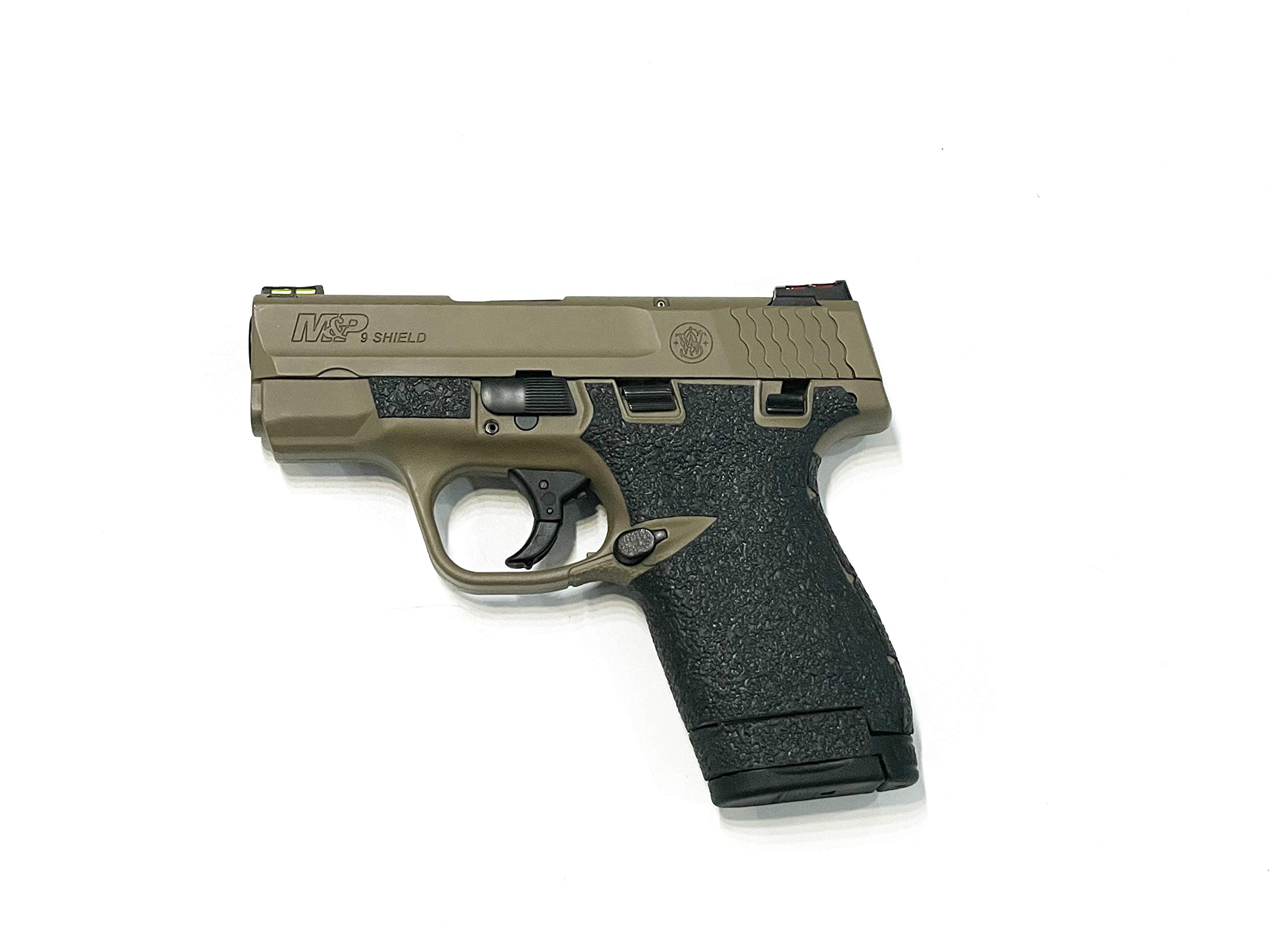 Textured Rubber Gun Grip Enhancement for Smith & Wesson Shield 45 ACP - Improved Handling & Control for Shooting, Hunting & Self Defense