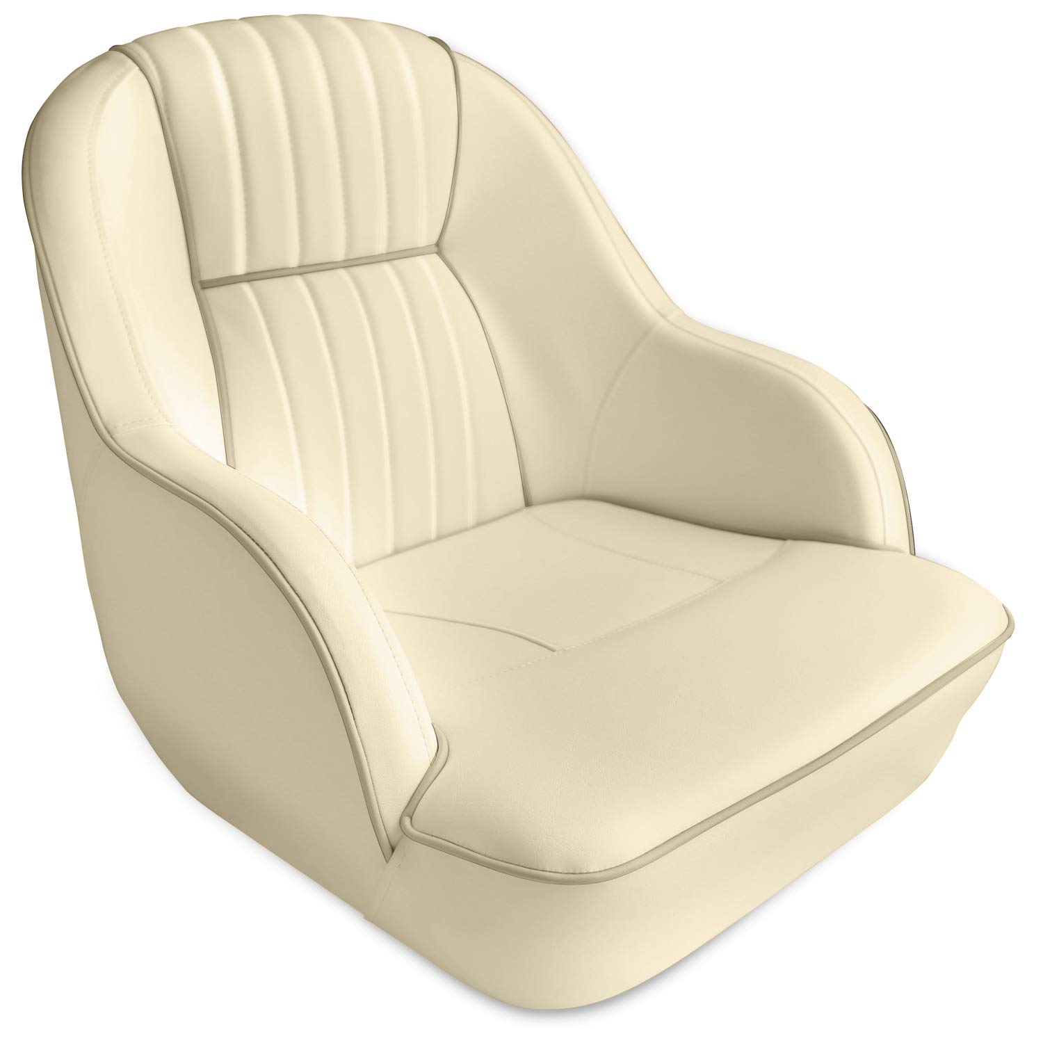 **Leader Accessories Pontoon Boat Captain's Bucket Seat - Comfortable & Durable Boat Seat for Fishing, Cruising & Relaxing on Water**