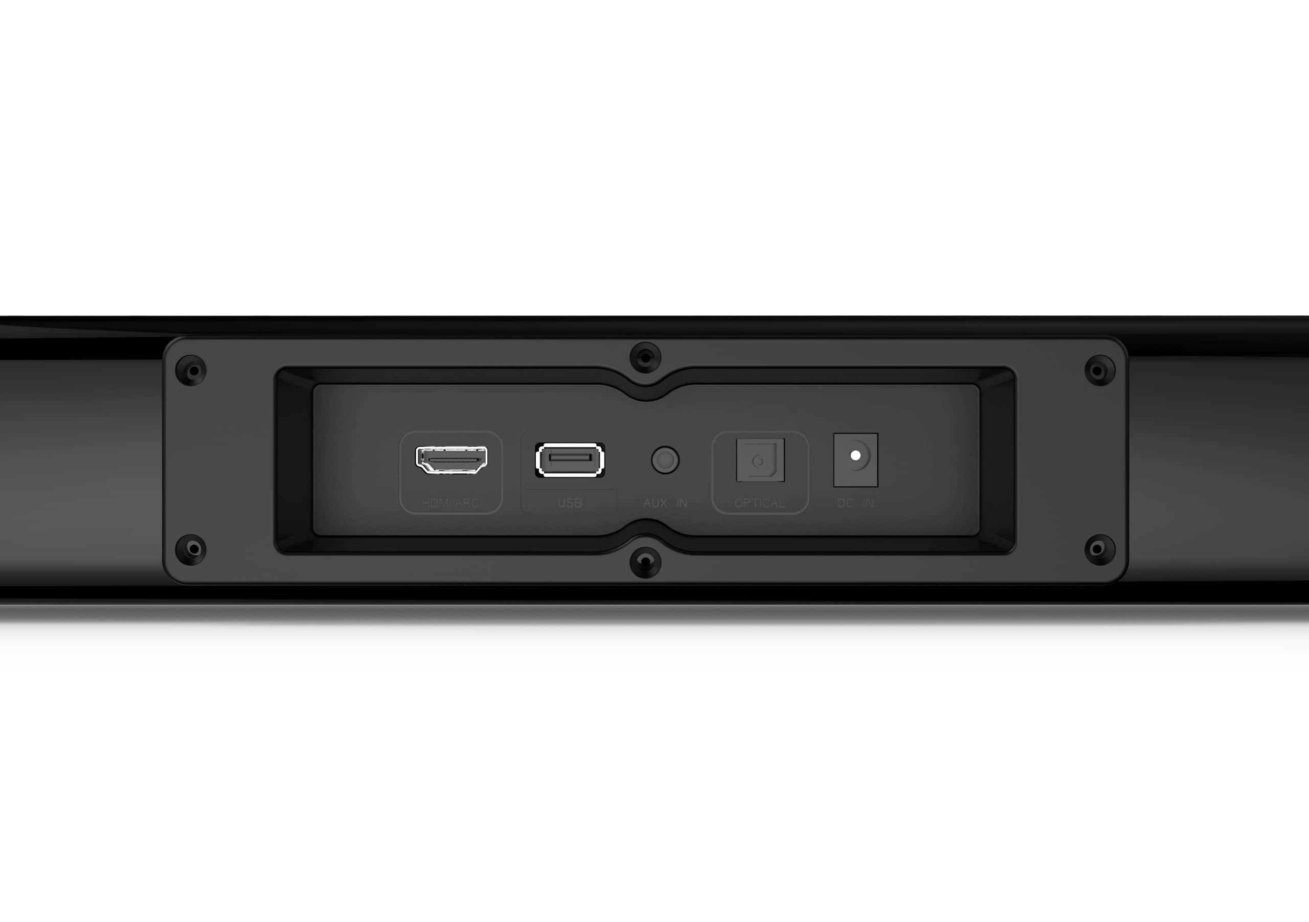 Panasonic SC-HTB100 Slim Soundbar with Bluetooth & USB - Home Theater Sound System for TV, Movies & Music | Includes 24-Pack Energizer AA Alkaline Batteries - Amazon Exclusive