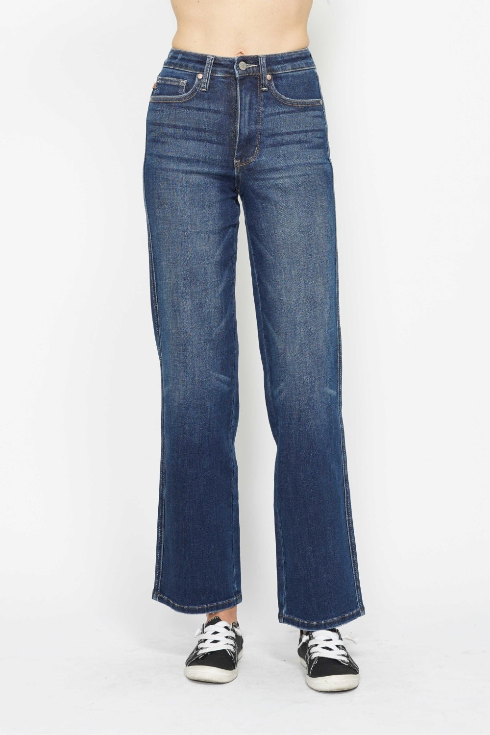 Judy Blue High Waist Tummy Control Jeans for Women - Comfortable Stretch Denim Pants - Perfect for Casual Wear, Work & Everyday Outfits