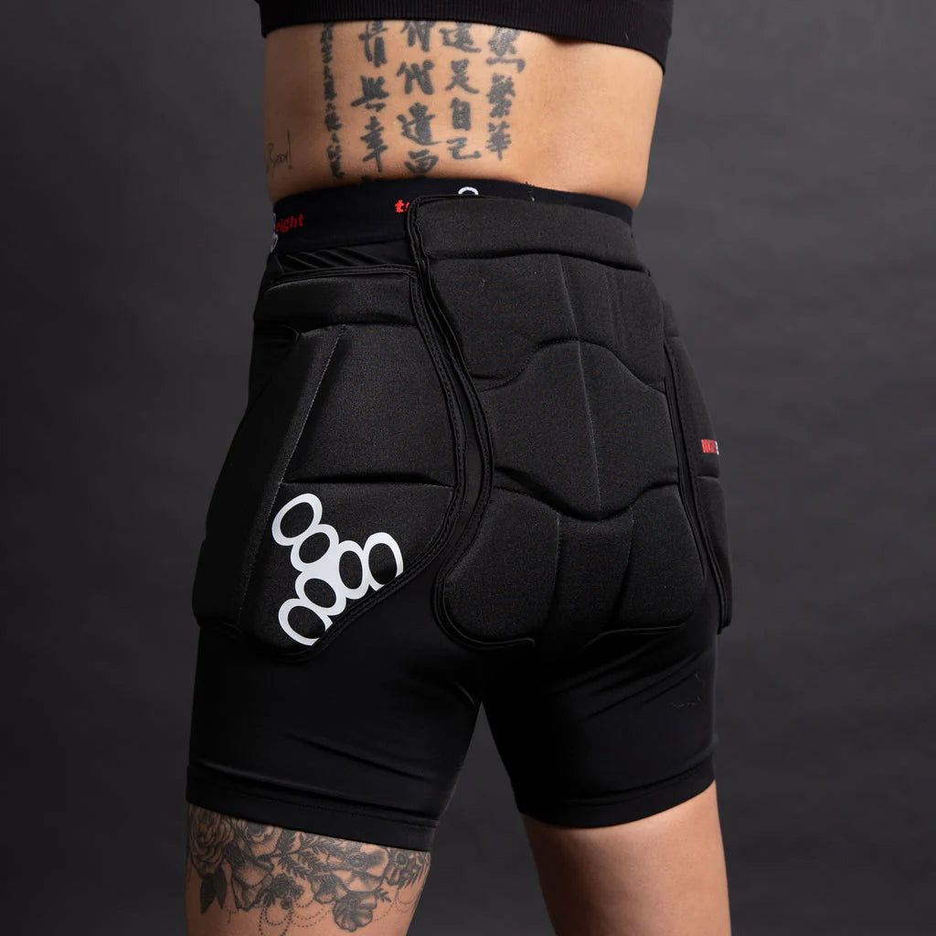 Triple 8 Bum Saver 2 Protective Shorts - Impact Absorbing Padded Shorts for Skateboarding, Roller Skating & BMX - Fall Protection Gear for Extreme Sports Safety