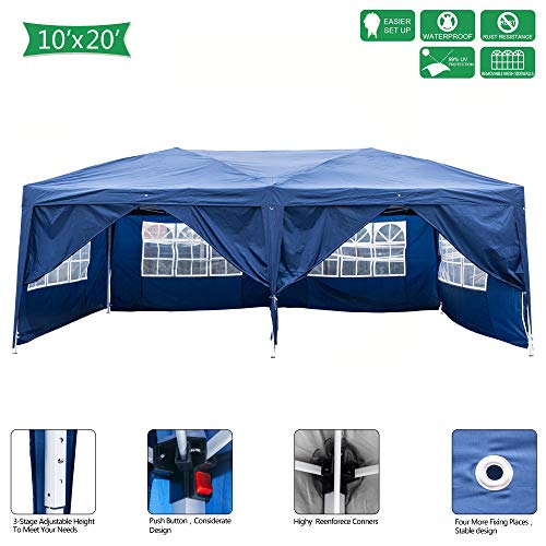 6 Panels 4 Windows Blue