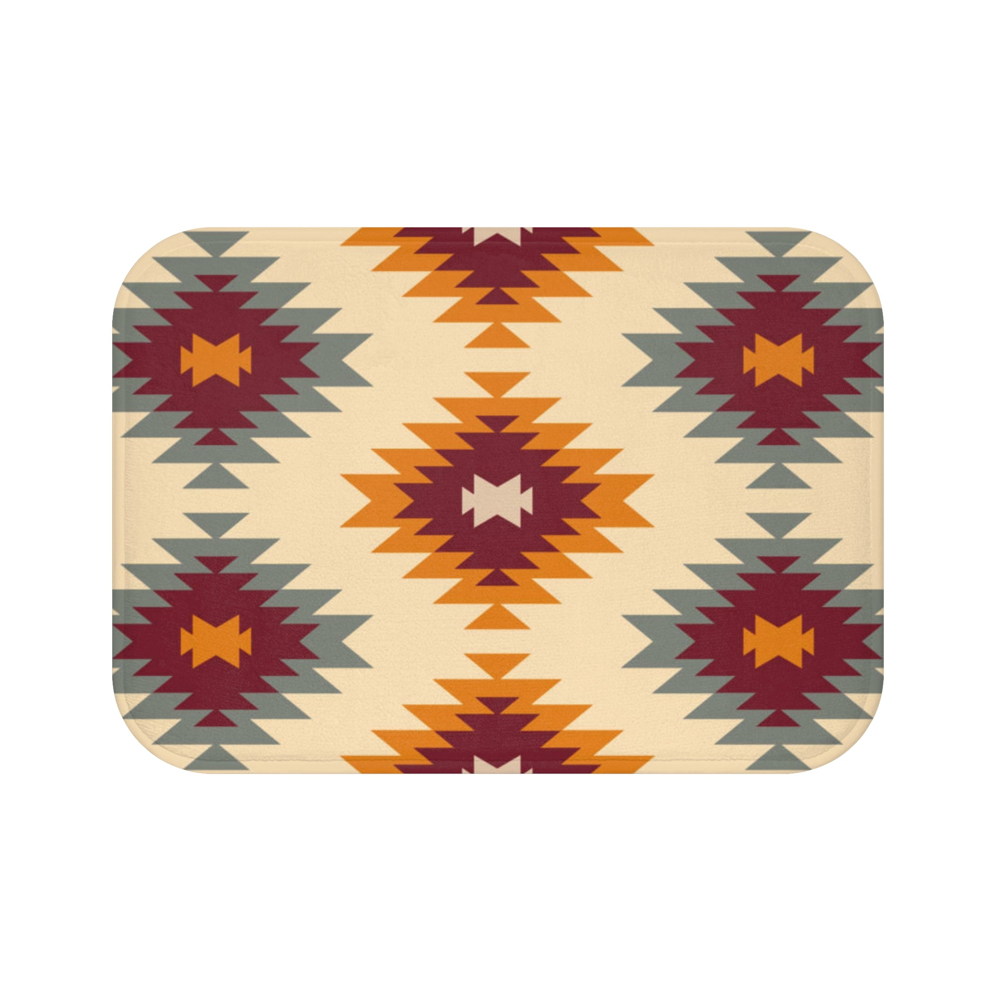 Adobe Sunset Bath Mat - Soft Non-Slip Southwestern Style Bathroom Rug for Showers & Floors | Perfect for Southwest Decor, Boho Chic Homes & Spa Retreats