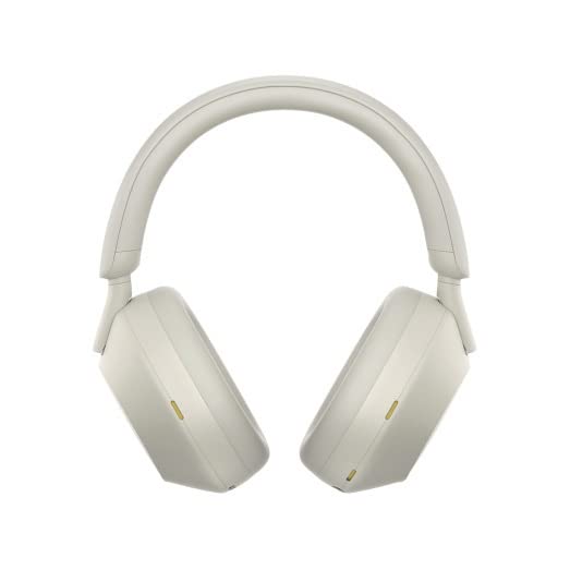 Sony WH-1000XM5 Wireless Noise Canceling Over-Ear Headphones with Extra Bass Bluetooth Speaker Bundle - Silver | Premium Audio for Travel, Work & Home Entertainment