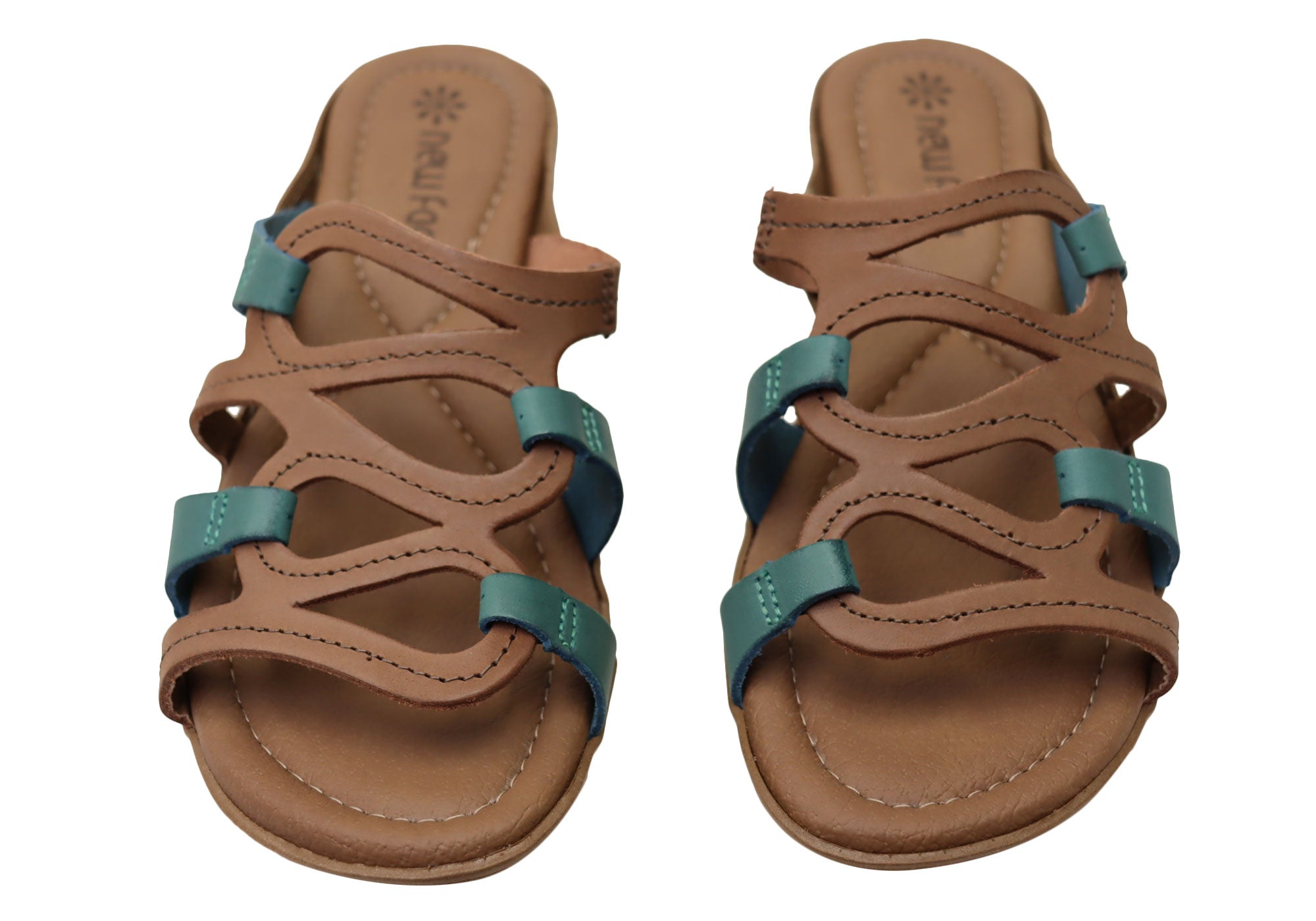 Kestral Women's Comfort Leather Slides Sandals - Soft & Supportive Brazilian-Made Summer Shoes for Beach, Pool & Casual Wear