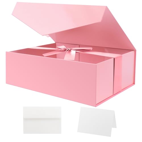 Pink-Side Ribbon-11.5x8.1x3.8 Inches-Pack of 1