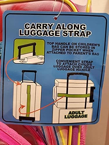 Trolls World Tour 18 Inch Softside Wheeled Carry-On Luggage - Lightweight Rolling Suitcase for Kids Travel, School Trips & Family Vacations