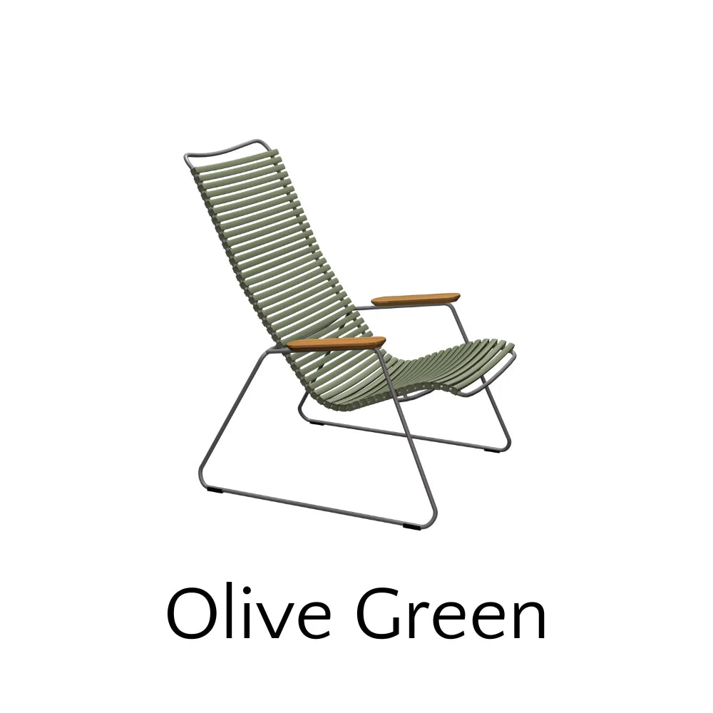 CLICK Outdoor Lounge Chair - Patio Furniture for Backyard, Poolside & Garden Relaxation - Comfortable & Durable Weather-Resistant Sunbathing Chair for Adults