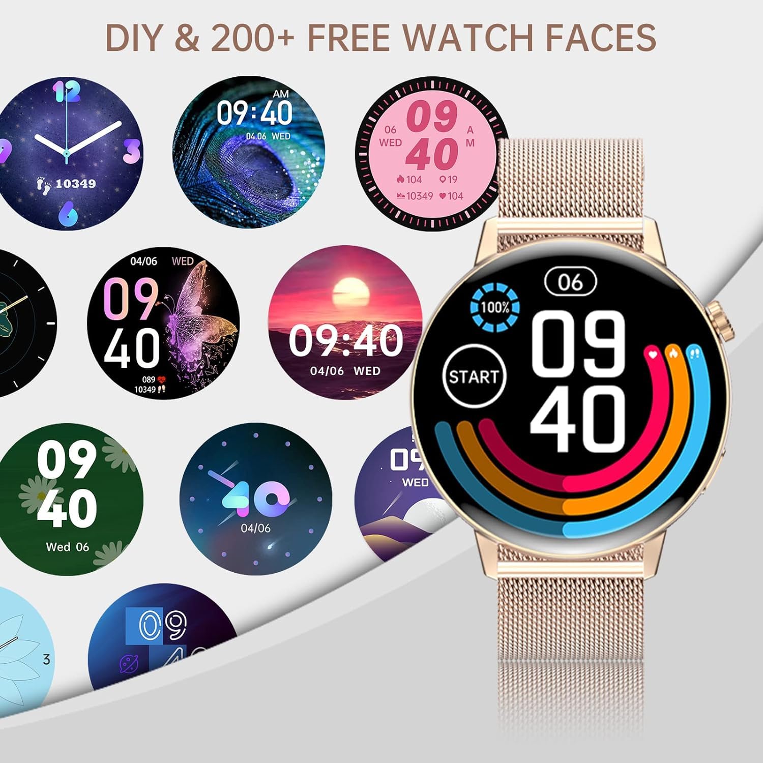 Smart Watch for Men & Women - 1.32