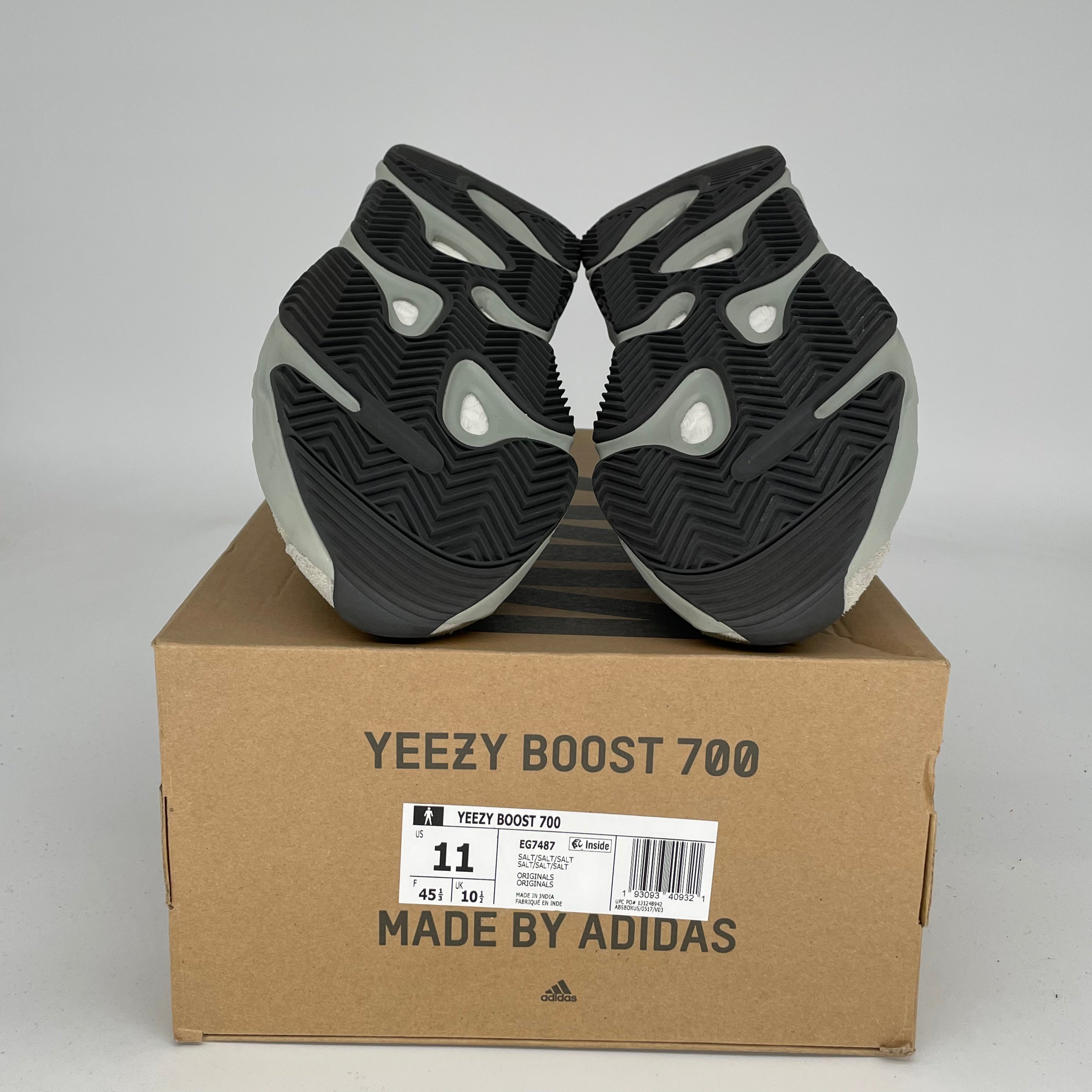 Adidas Yeezy Boost 700 'Salt' Sneakers - Men's Size 11 (EG7487) | Comfortable Running Shoes for Casual Wear & Street Style Fashion