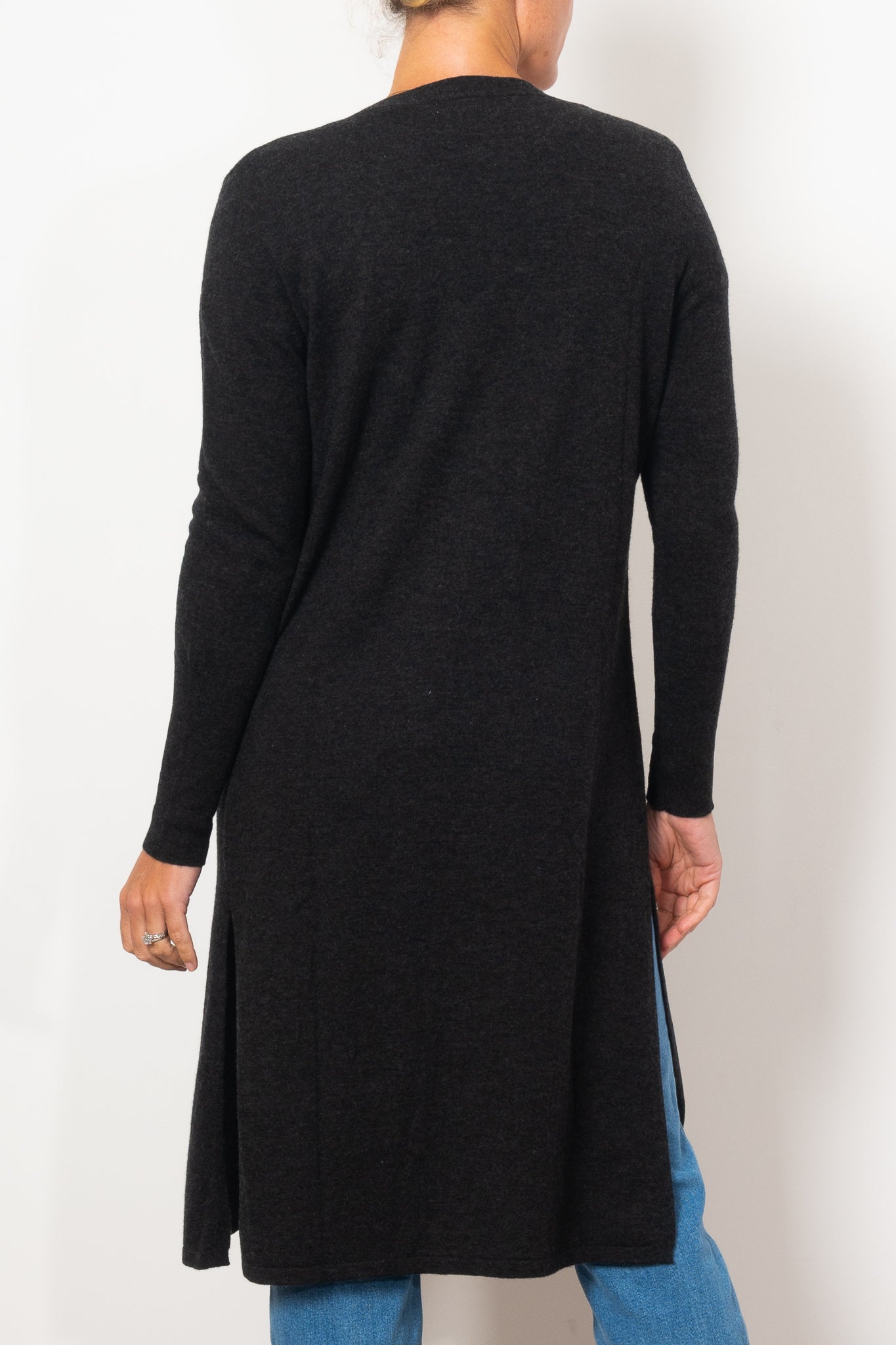 Bridge & Lord Women's Longline Cardigan Sweater - Soft Knit Open Front Wrap for Office, Casual & Layering