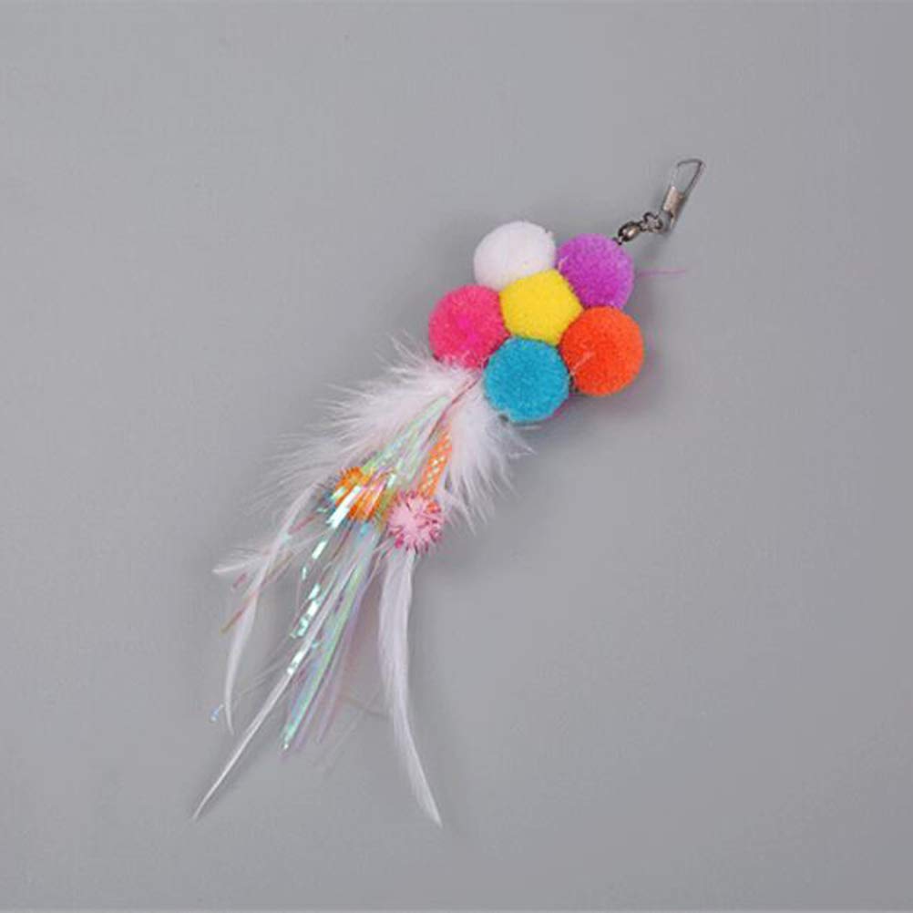5pcs Cat Bell Wand Toys - Interactive Cat Teaser Wand with Bells, Fairy Wand Catcher Toy for Kittens - Perfect for Playtime, Training & Bonding with Your Pet