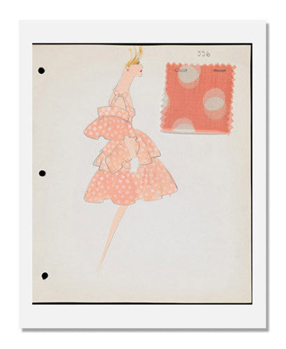 Arnold Scaasi Summer 1962 Sketch Book - Fashion Design Sketchbook for Summer Collections, Vintage Designer Inspiration for Artists & Fashion Students
