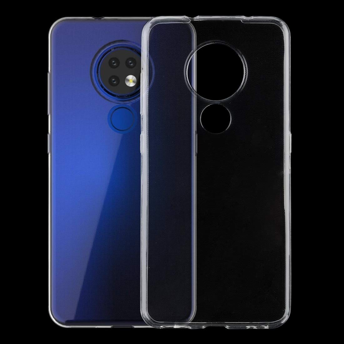 Ultra Thin 0.75mm Transparent TPU Case for Nokia 7.2 | Slim Fit Protective Phone Cover | Perfect for Everyday Use & Travel