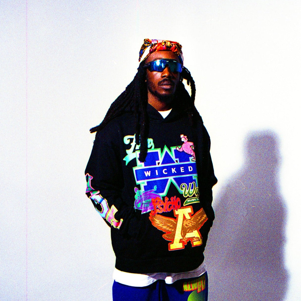 Always On Tour Psycho Ways Hoodie - Black | Men's & Women's Streetwear for Concerts & Urban Fashion