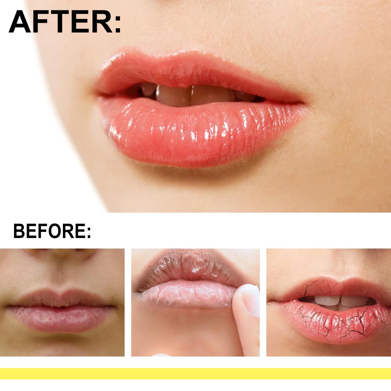Vitamin C Lemon Lip Scrub for Dry Lips - Natural Exfoliating & Moisturizing Lip Care - Travel-Friendly Lip Scrub for Soft, Smooth Lips | Perfect for Winter Care & Pre-Lipstick Prep