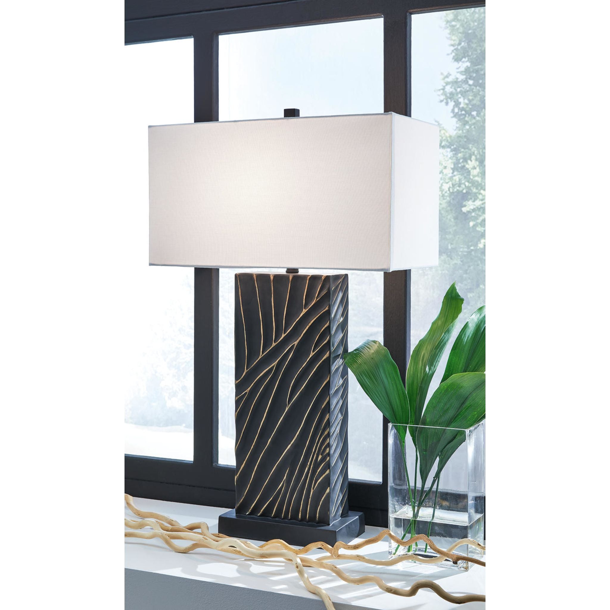 Bartlen Table Lamp - Modern LED Desk Light with Adjustable Brightness, 34.00