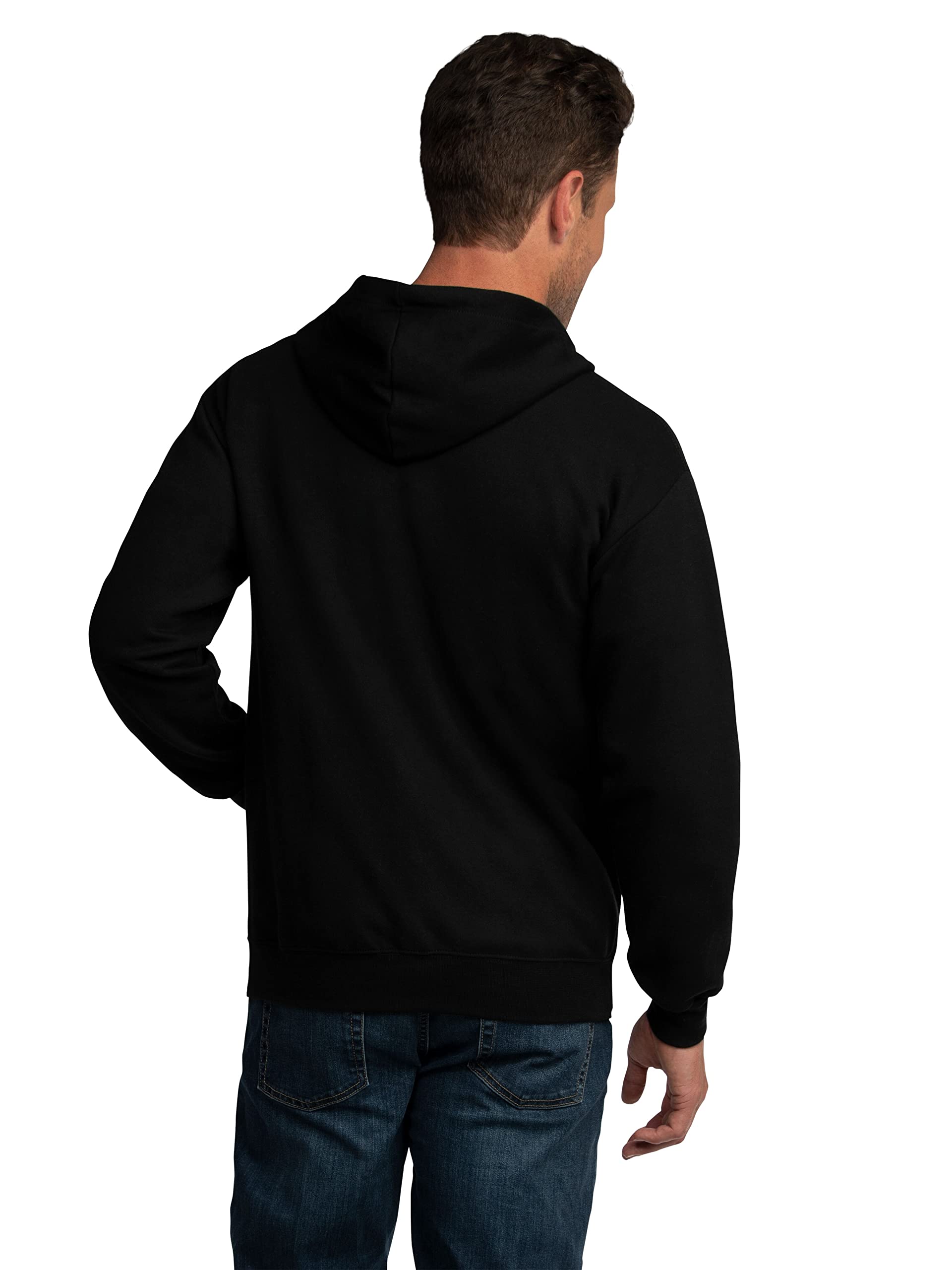 Fruit of the Loom Unisex Adult EverSoft Fleece Full Zip Hoodie Sweatshirt - Cozy Winter Wear for Men & Women - Perfect for Casual Outfits, Outdoor Activities & Lounge Comfort
