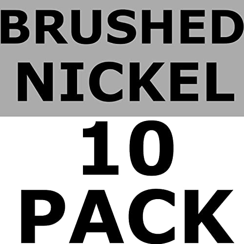 Brushed Nickel (10 Count)