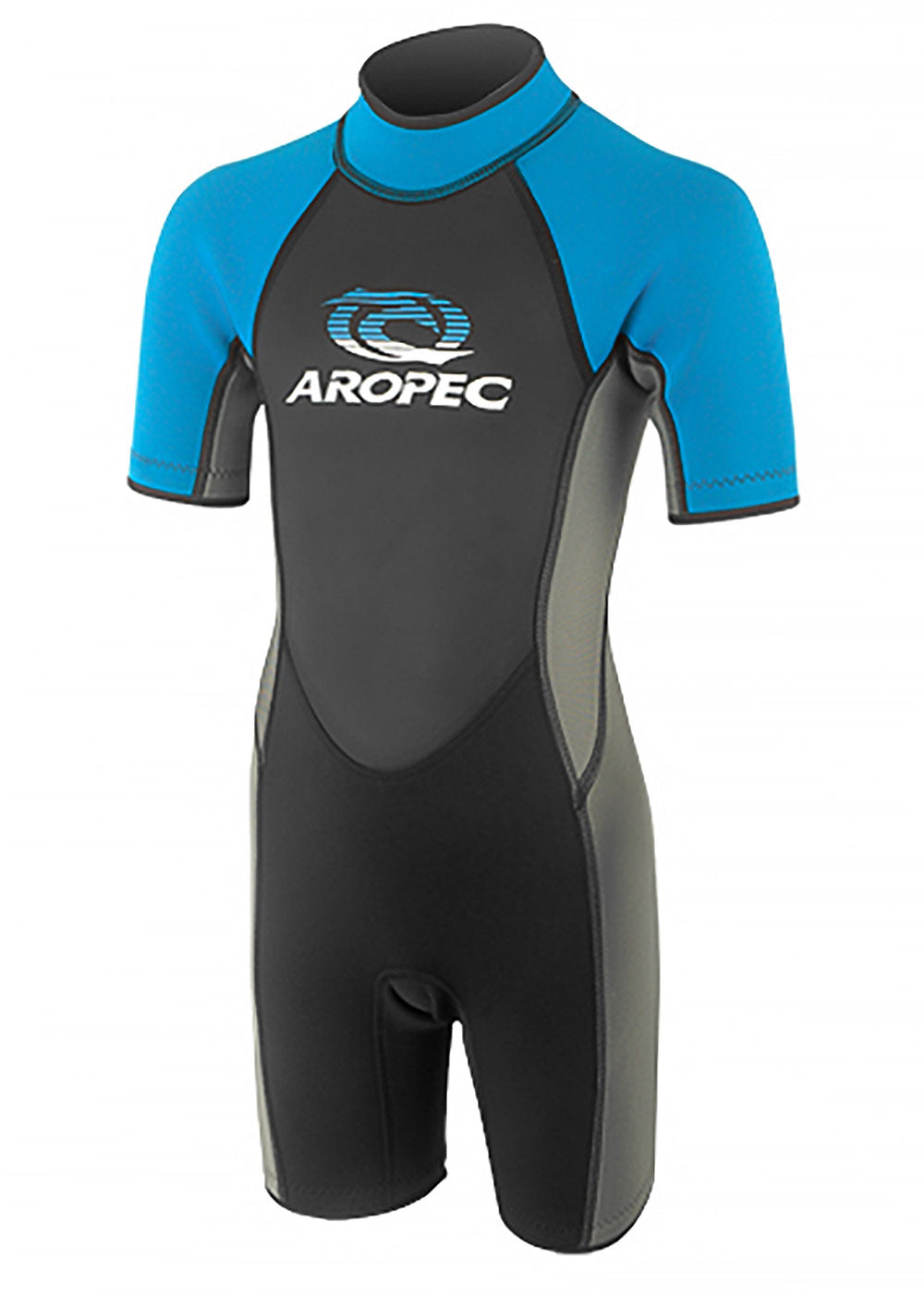 Aropec Youth 2.5mm Spring Wetsuit for Kids - Comfortable Neoprene Swimsuit for Surfing, Snorkeling & Water Sports