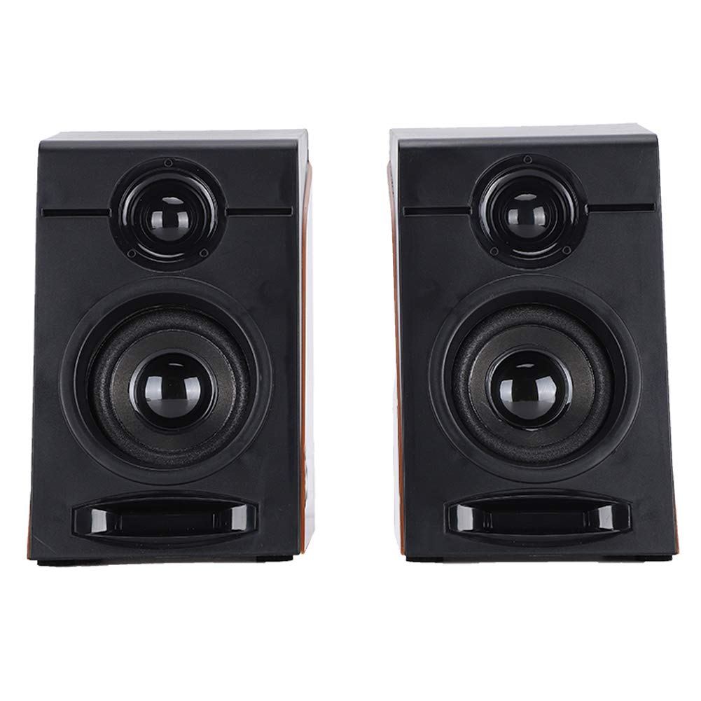 USB Powered Computer Speakers with Mini Bass, Desktop & Laptop Gaming Loudspeaker Box for Home, Office, School, and Online Meetings