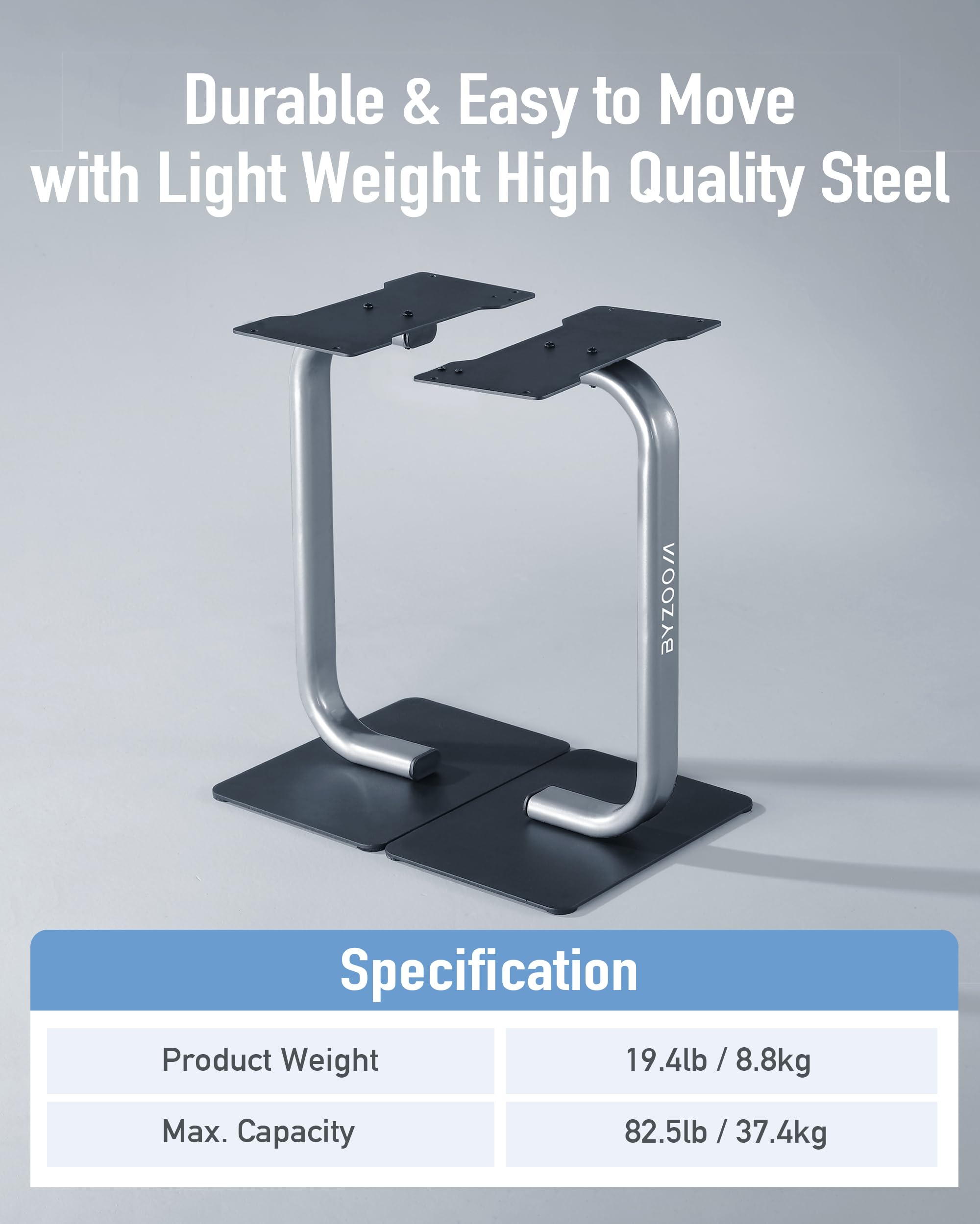 Adjustable Dumbbell Stand Rack Holder for Home Gym - Weight Training Equipment for Women & Beginners - Black | Perfect for Small Spaces & Strength Training Workouts