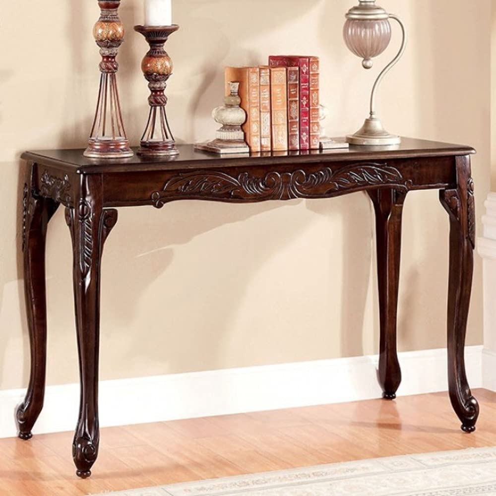 Venetian Worldwide Sofa Table - Cherry Wood Console Table for Living Room, Entryway & Hallway - Elegant Home Decor & Functional Furniture