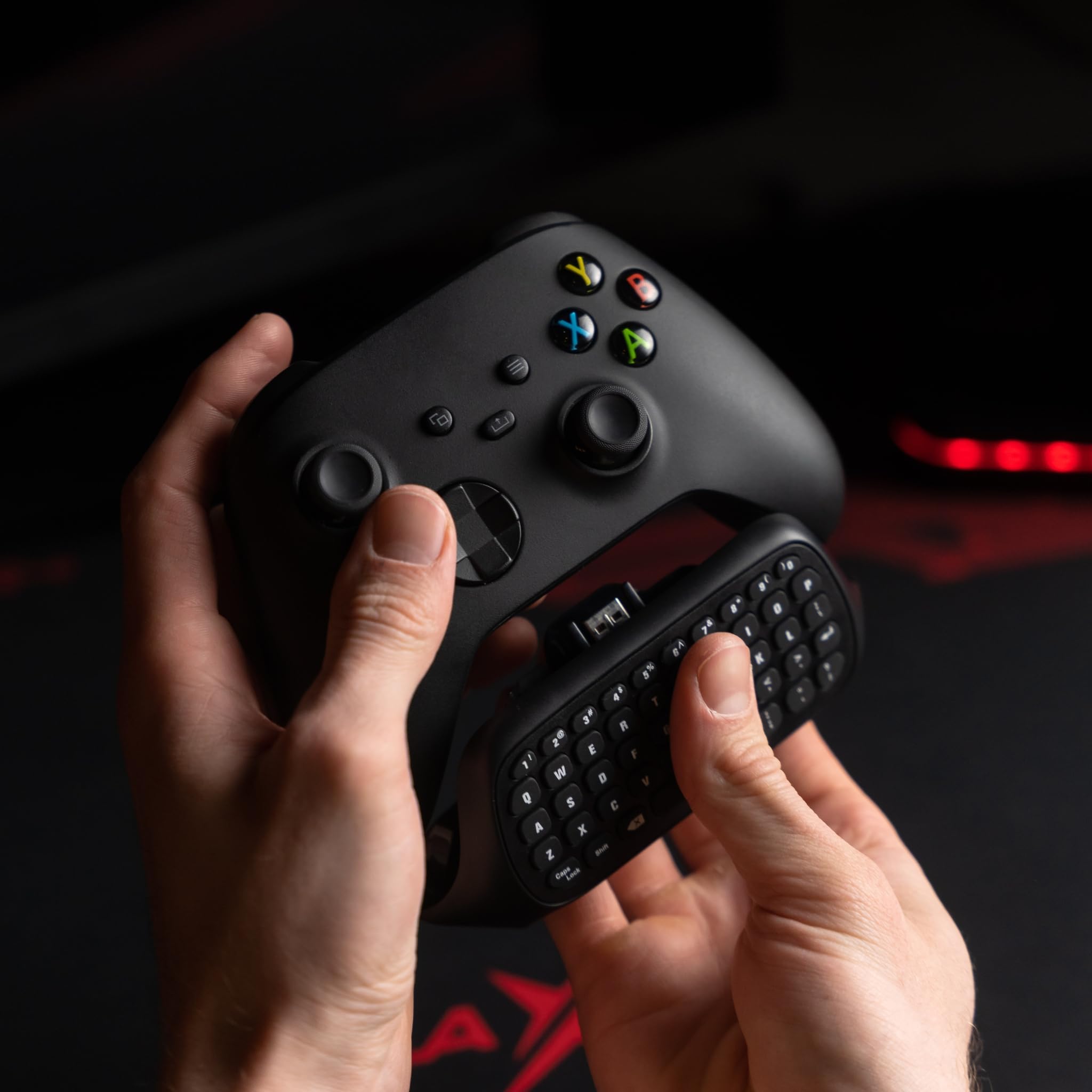 Wireless Xbox Series S/X Controller Keypad - Black | Backlit Gamepad Attachment for FPS & MMO Gaming | Enhanced Gaming Experience for Xbox One & Series X/S Consoles