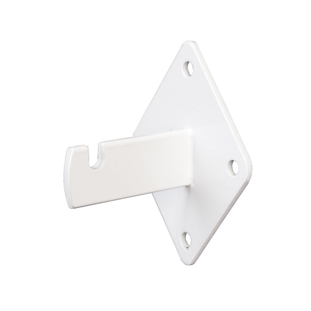 Heavy Duty Gridwall Wall Mount Brackets - 40 Pack White Grid Panel Mounting Hangers for Retail Store Displays & Trade Show Booths