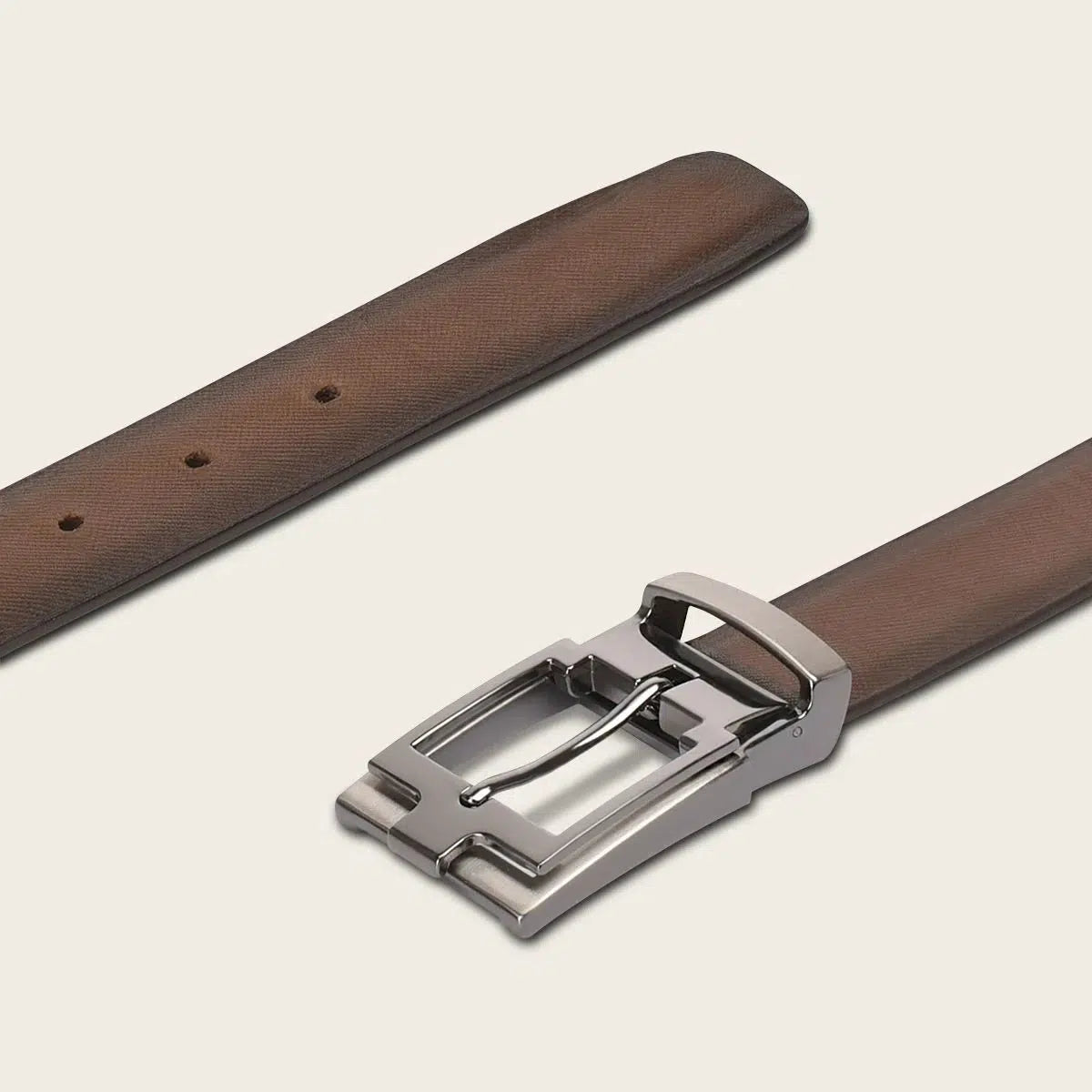 CS552RS Men's Cuadra Blue Casual Western Cowhide Leather Belt - Durable & Stylish for Everyday Wear, Jeans & Western Outfits