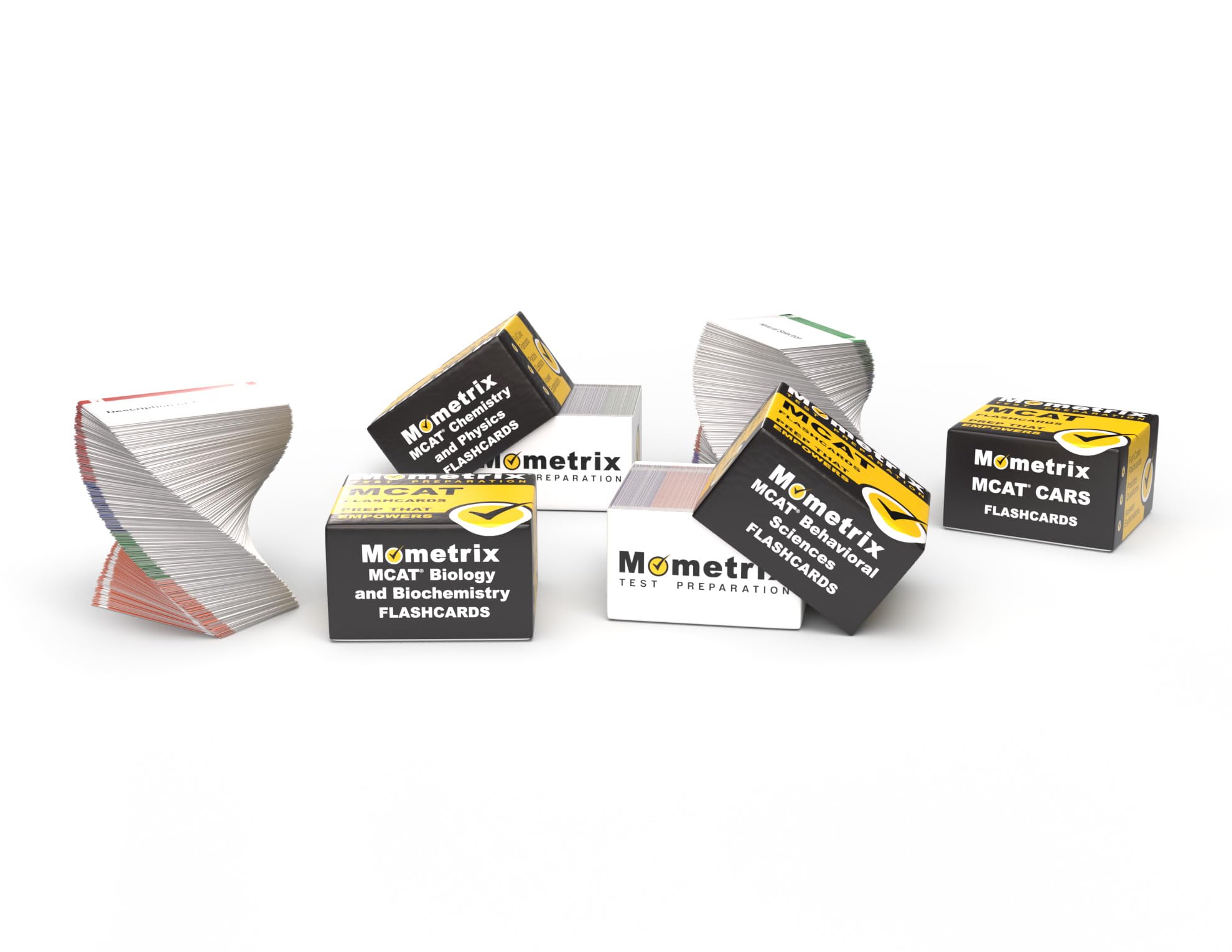 MCAT Prep 2025-2026 Study Flashcards - 1400+ MCAT Review Cards with Practice Test Questions | Full Color Medical School Exam Prep | Perfect for Self-Study & On-the-Go Learning