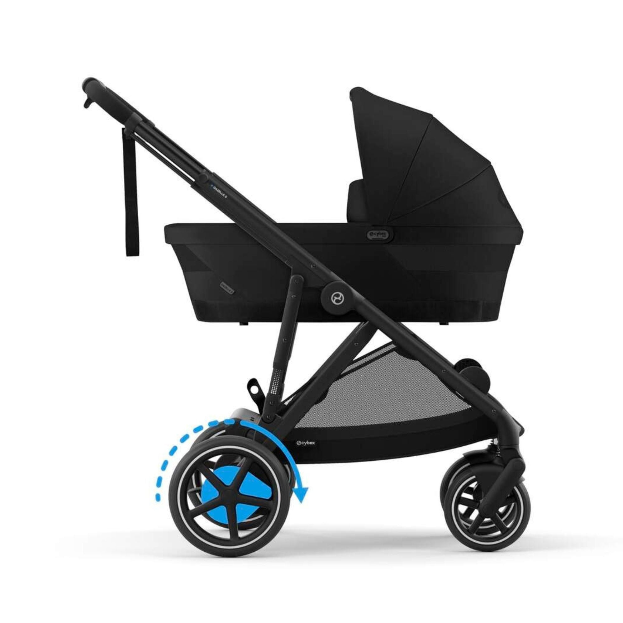 Cybex Gazelle S Stroller - Lightweight Compact Baby Stroller with Adjustable Seat & Large Storage Basket | Perfect for Travel, Shopping & Everyday Use