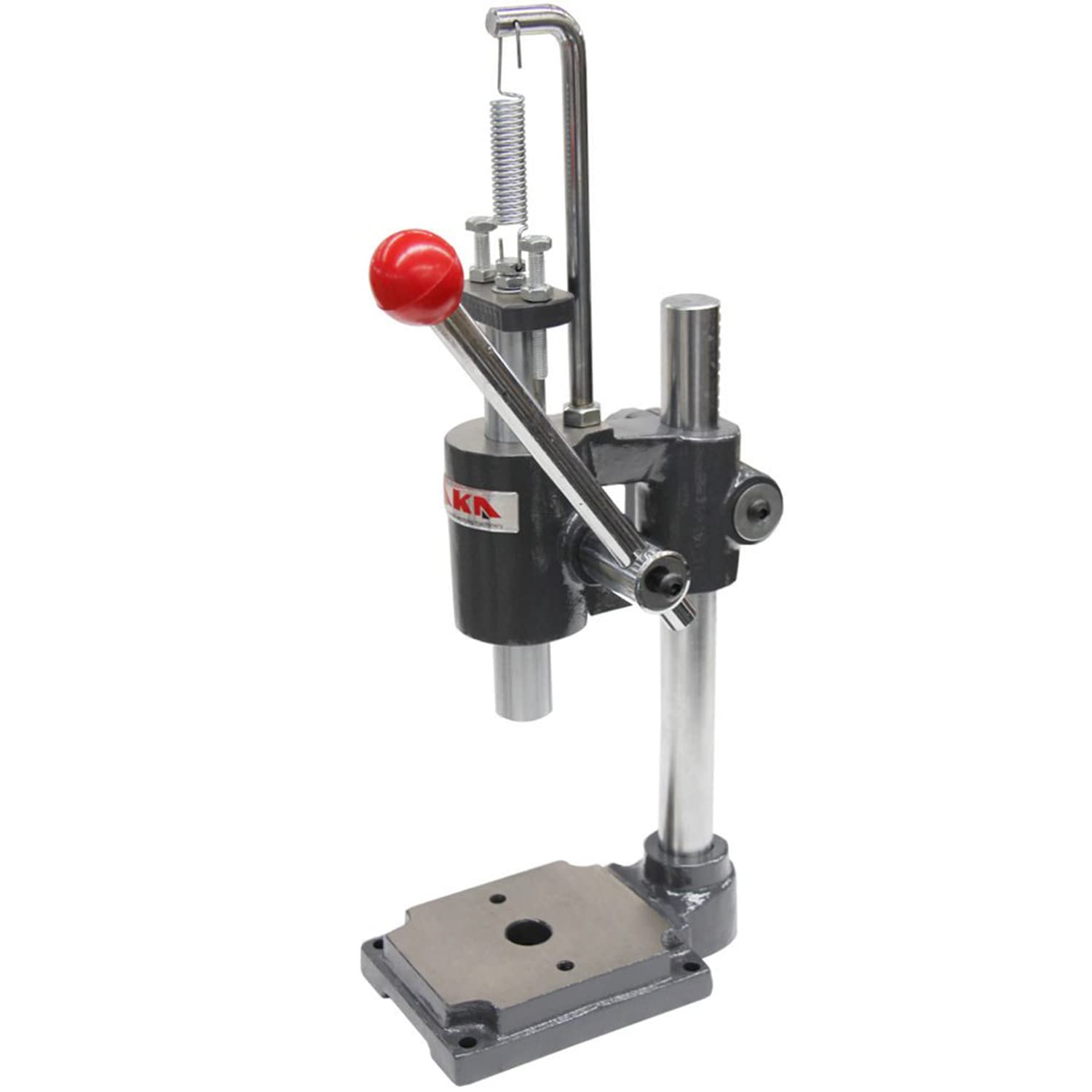 KAKA INDUSTRIAL AP-1S Arbor Press - Heavy Duty Hand Punch Press Machine with Adjustable Height for Jewelry Making, Leather Craft, Metal Stamping & DIY Projects - Perfect for Punching Holes, Setting Grommets & Crafting Accessories