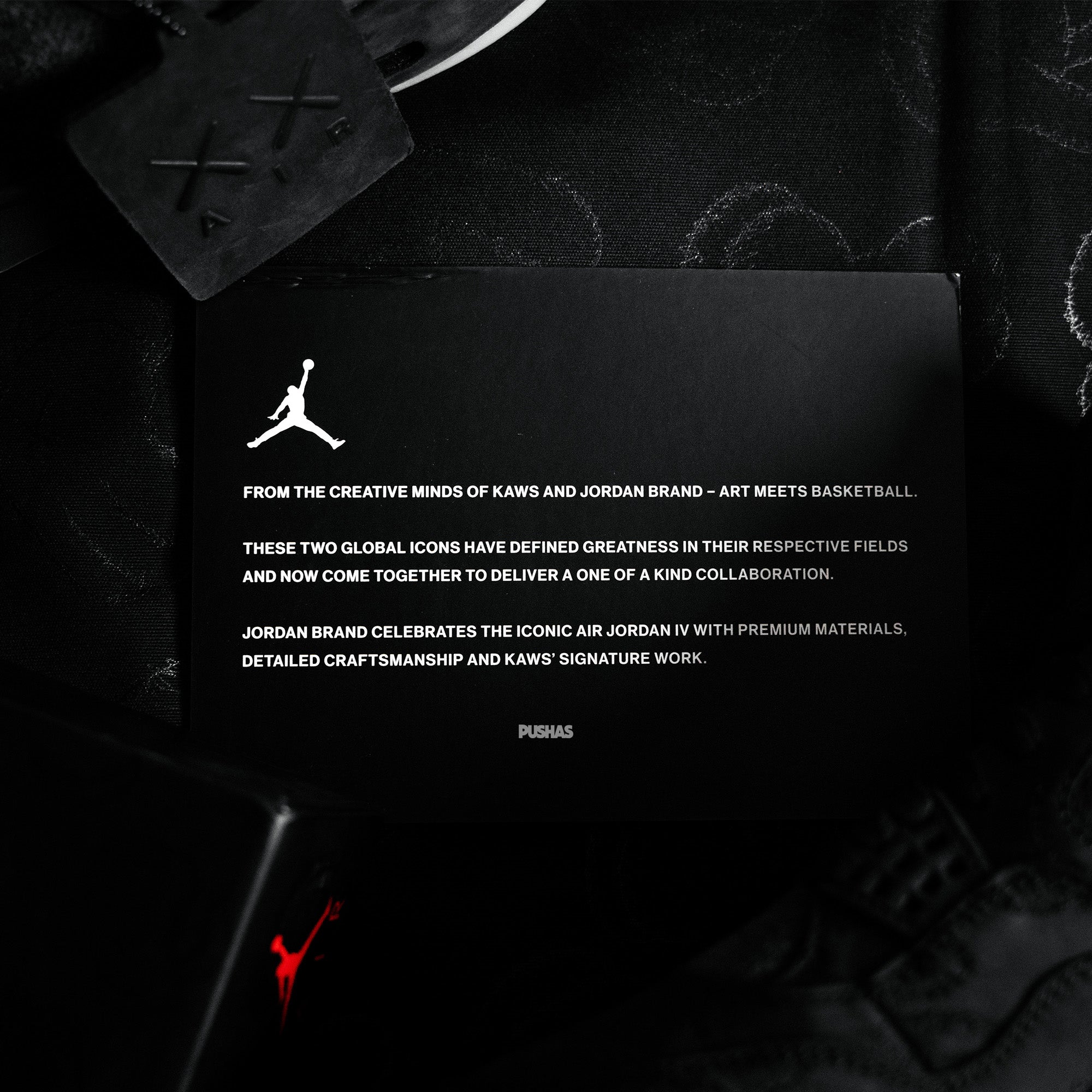 Air Jordan 4 Retro 'Kaws Black' Sneakers (2017) - Men's Limited Edition Basketball Shoes for Streetwear & Sneaker Collectors