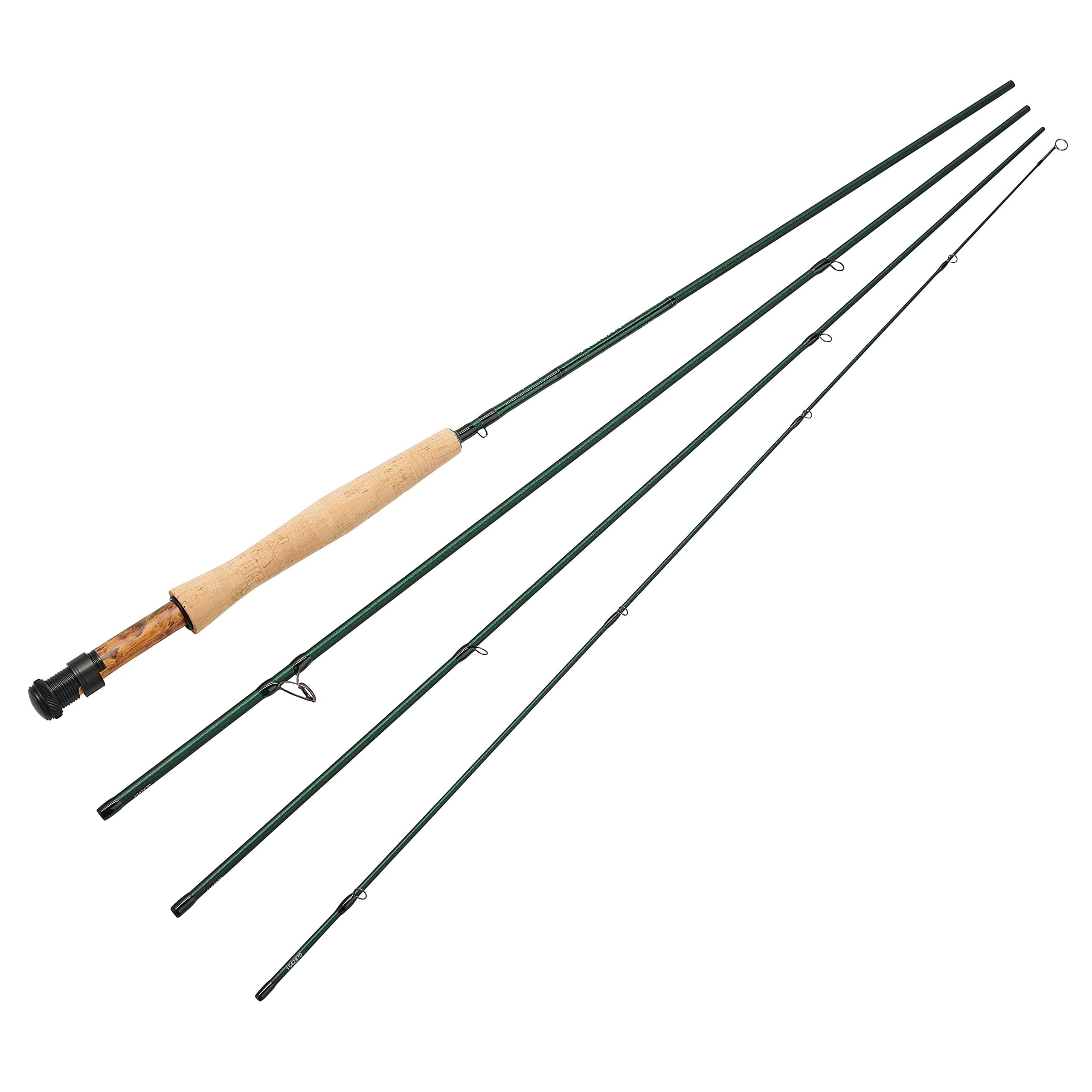Premium Shakespeare Agility Fly Fishing Rod - Lightweight Graphite Fly Rod for Trout, Bass & Salmon - Perfect for Freshwater & Saltwater Fly Fishing Adventures