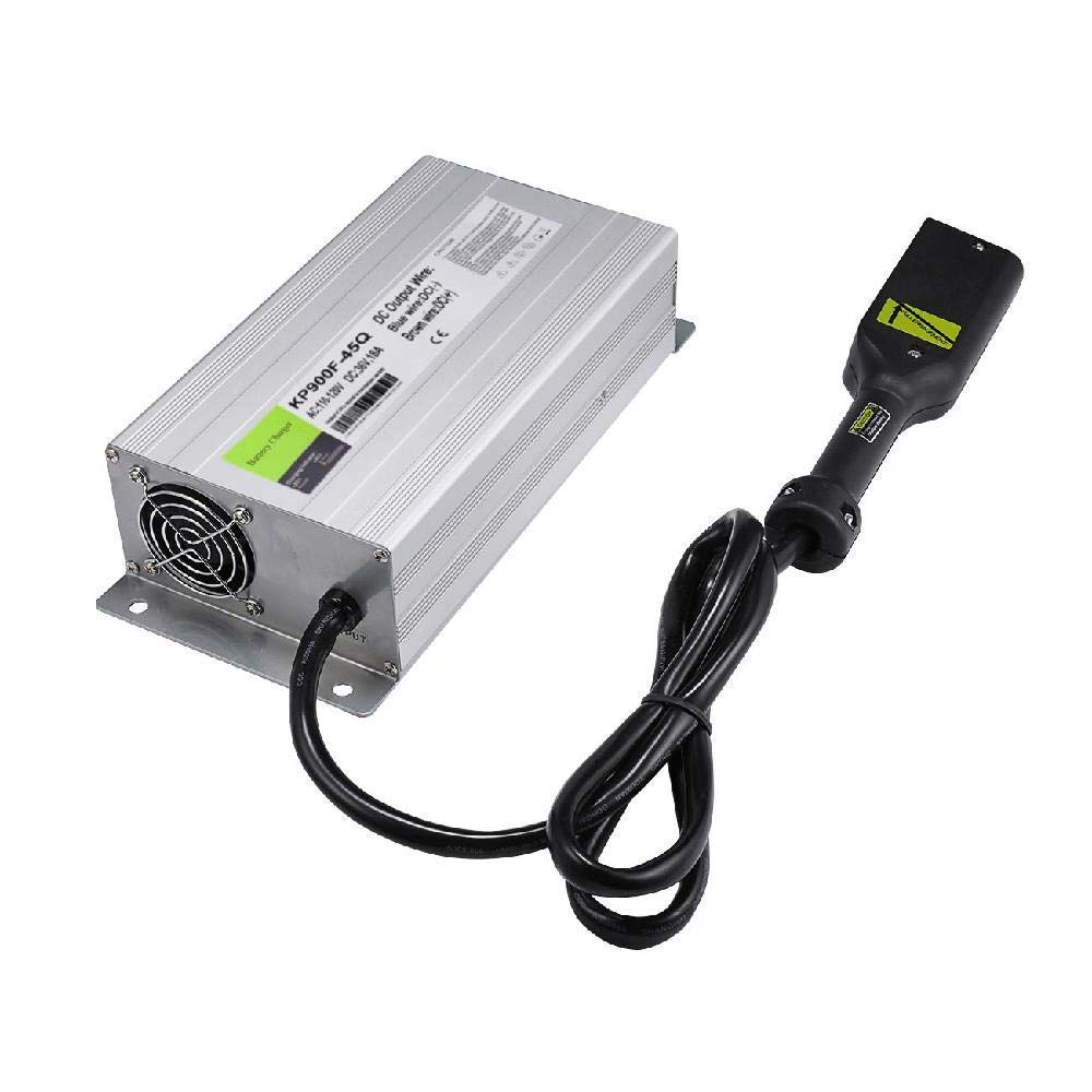 IRONWALLS 36V 18A Golf Cart Battery Charger - Compatible with Club Car, EZGO, Yamaha - Fast & Trickle Charging - Perfect for Golf Carts, Utility Vehicles & Outdoor Power Equipment