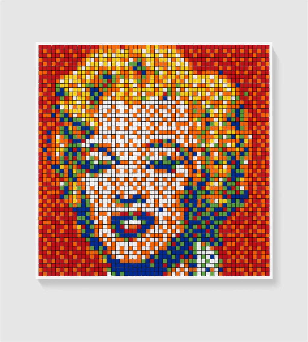 INVADER RUBIK SHOT RED MARILYN NVDR1 4 - Premium Puzzle Cube for Adults & Kids - Perfect for Brain Training, Stress Relief & Office Decor