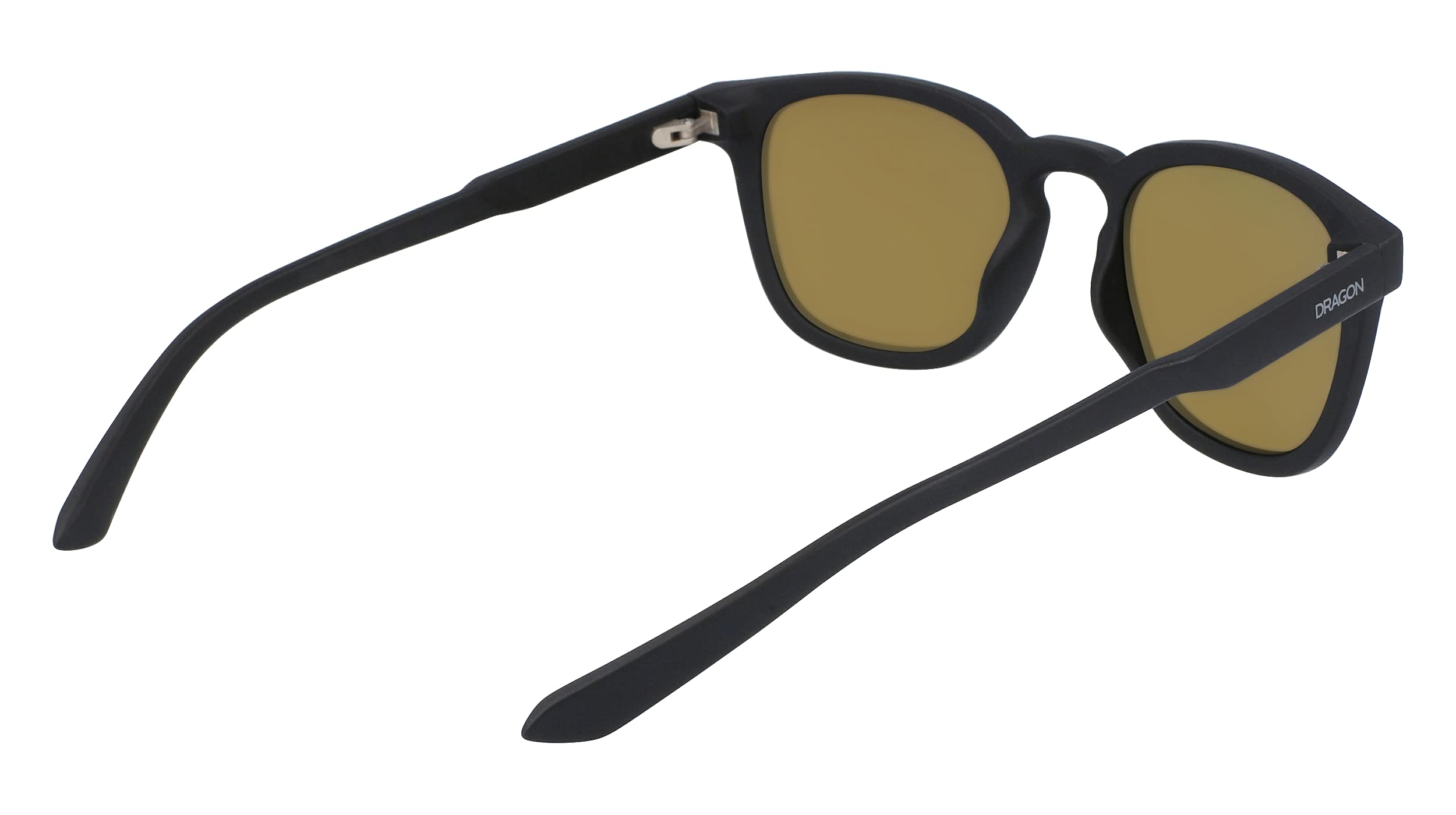 DRAGON DR FINCH LL ION 008 Matte Black/Rose Gold Polarized Sunglasses - UV Protection, Lightweight & Stylish for Outdoor Sports, Driving & Beach Vacations