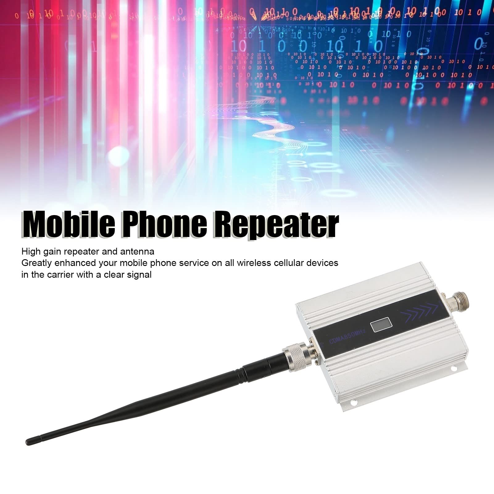 3G Verizon Cell Phone Signal Booster - CDMA 850MHz Network Extender & Mobile Repeater Amplifier for Home & Office | Improves Voice Calls & Data Speed | Easy DIY Installation | Perfect for Basements, Rural Areas & Weak Signal Zones