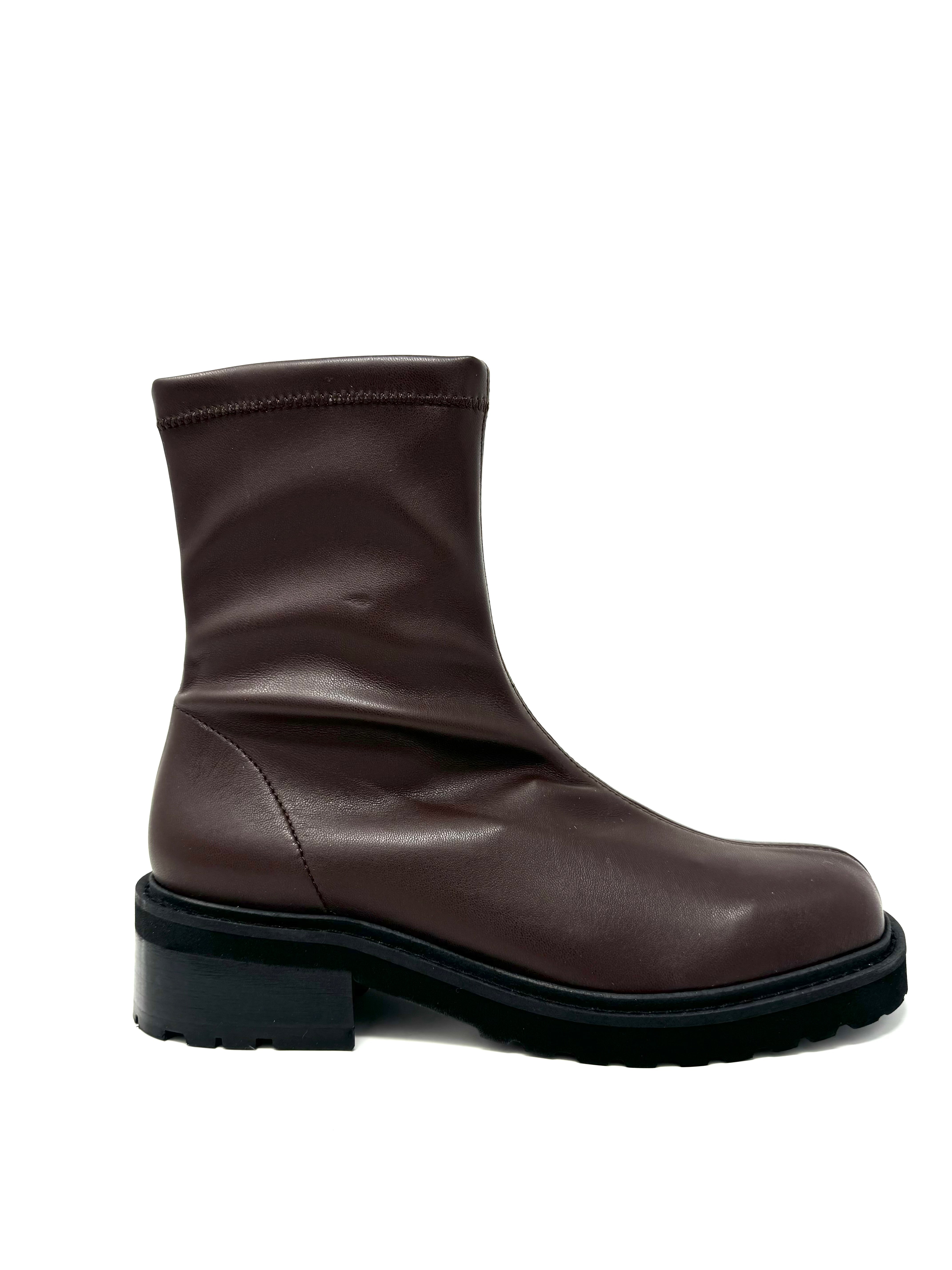 Novacas Erica Stretch Boot in Walnut - Comfortable & Stylish Ankle Boots for Women | Perfect for Casual Outings, Office Wear & Date Nights