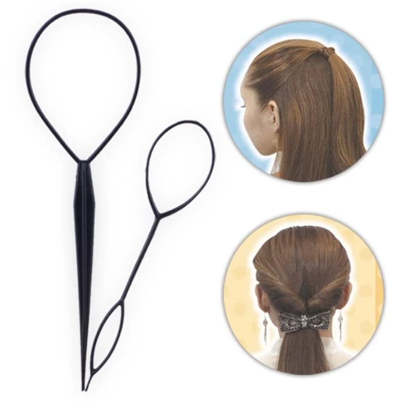 VSAKSH Hair Styling Tool Kit - Hair Loop, Braiding & Updo Ponytail Maker Set for Girls & Women | Perfect for French Braids, Ponytails & Everyday Hairstyles | Great Gift for Hair Enthusiasts
