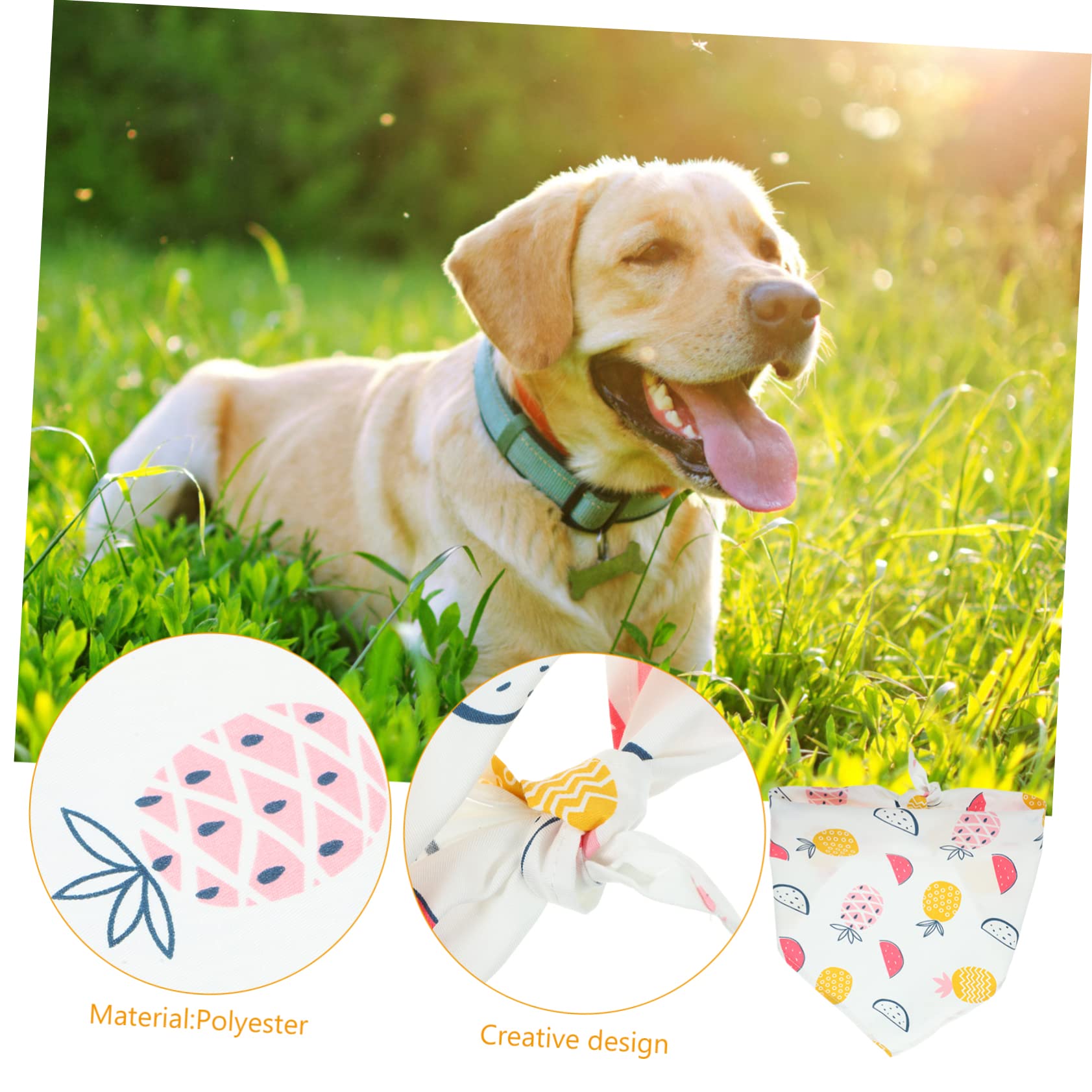 Kisangel Dog Bandana - Triangle Pet Bandana for Small & Large Dogs, Adjustable Dog Scarf for Parties, Holidays & Daily Wear - Cute Dog Outfit Accessory for Christmas, Halloween & Outdoor Adventures